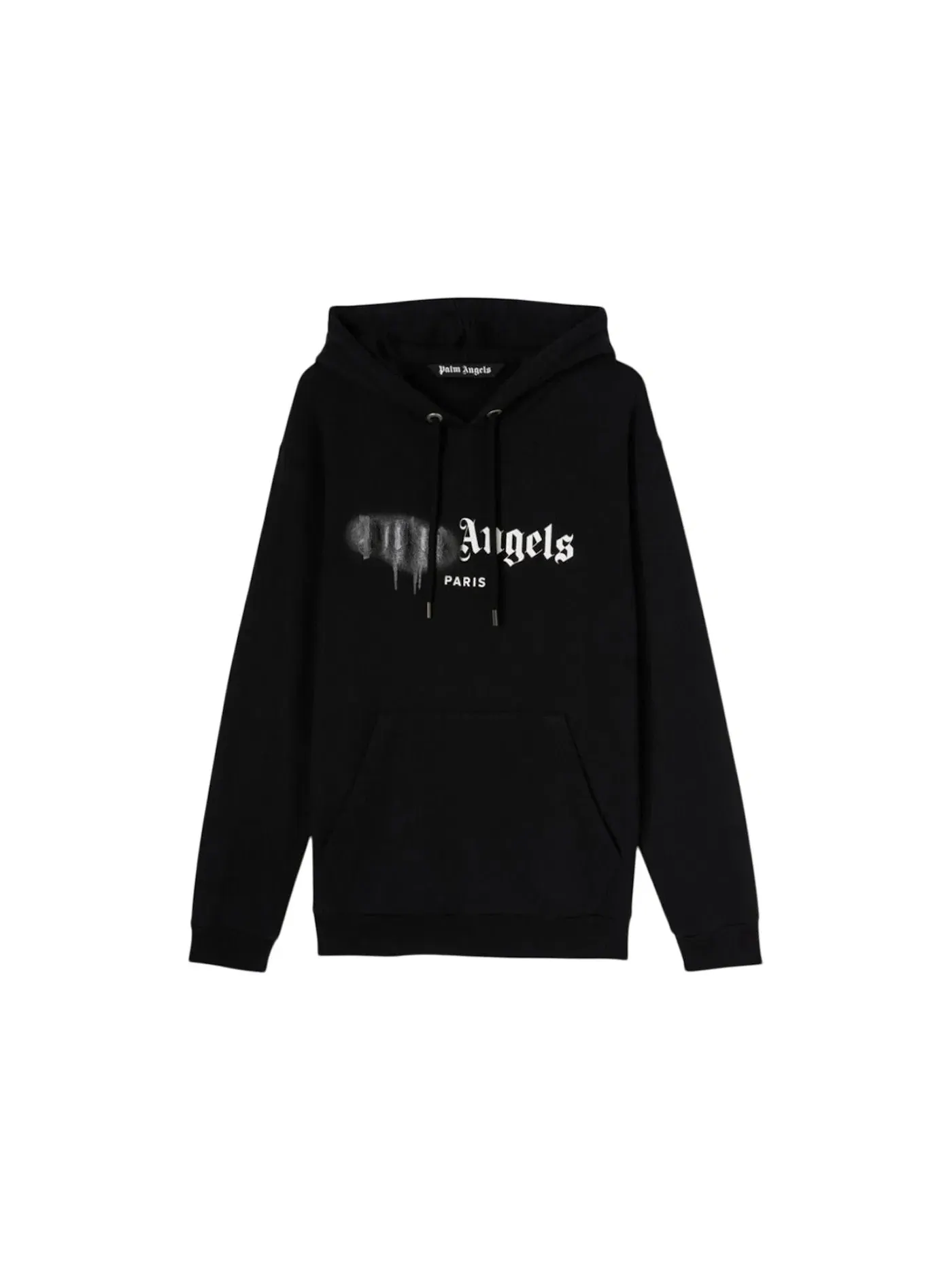 Мужской худи с принтом Palm Angels Paris Sprayed — изображение 1 из 1, черный