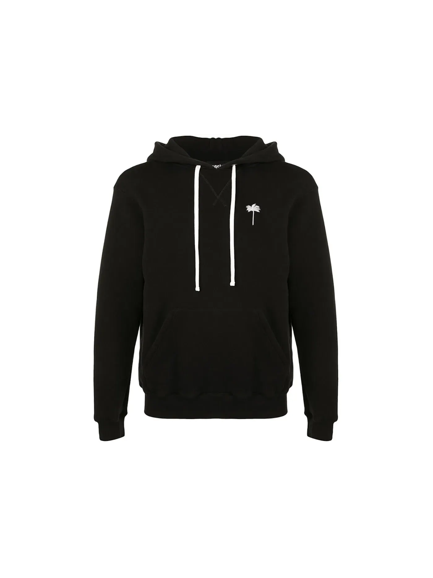 Мужской худи с принтом Hoodie Palm Angels — изображение 1 из 1, черный/белый
