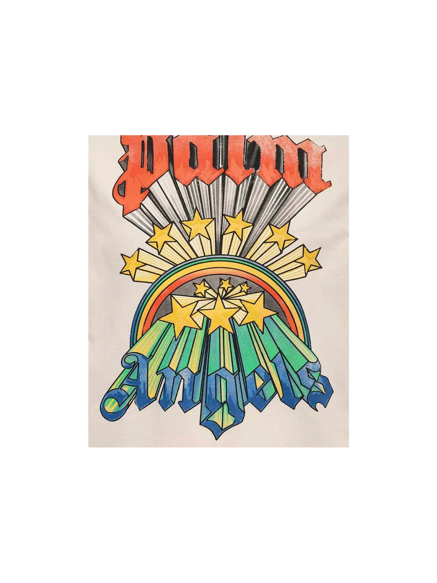 Мужская футболка с принтом Palm Angels T-Shirt — изображение 2 из 2, белый