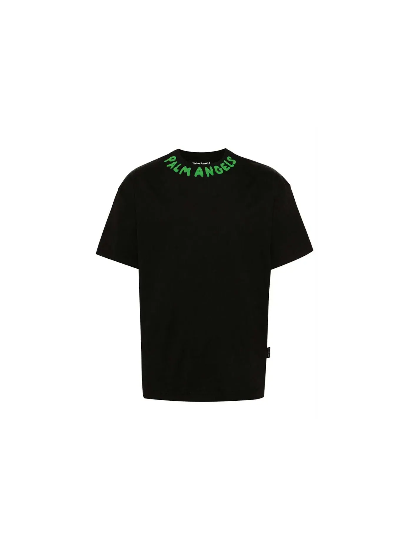 Мужская футболка с принтом Palm Angels T-Shirt — изображение 1 из 1, черный/зеленый