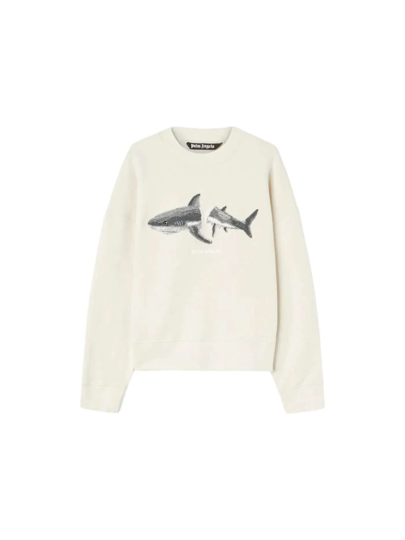 Мужской свитшот с длинным рукавом Crewneck Palm Angels — изображение 1 из 1, серый