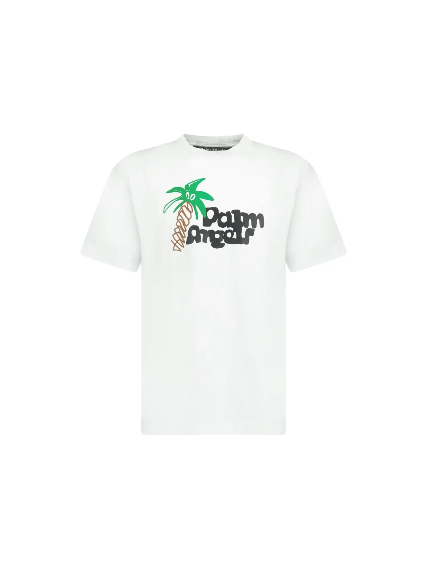 Мужская футболка с логотипом Palm Angels — изображение 1 из 1, белый