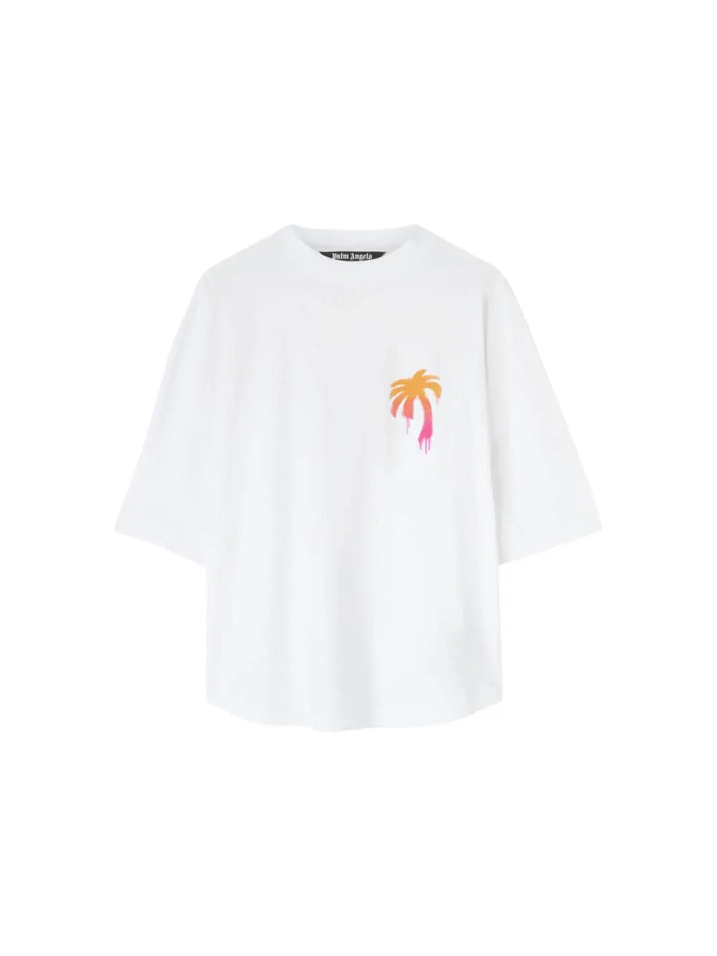 Мужская футболка с принтом T-Shirt Palm Angels — изображение 1 из 2, белый