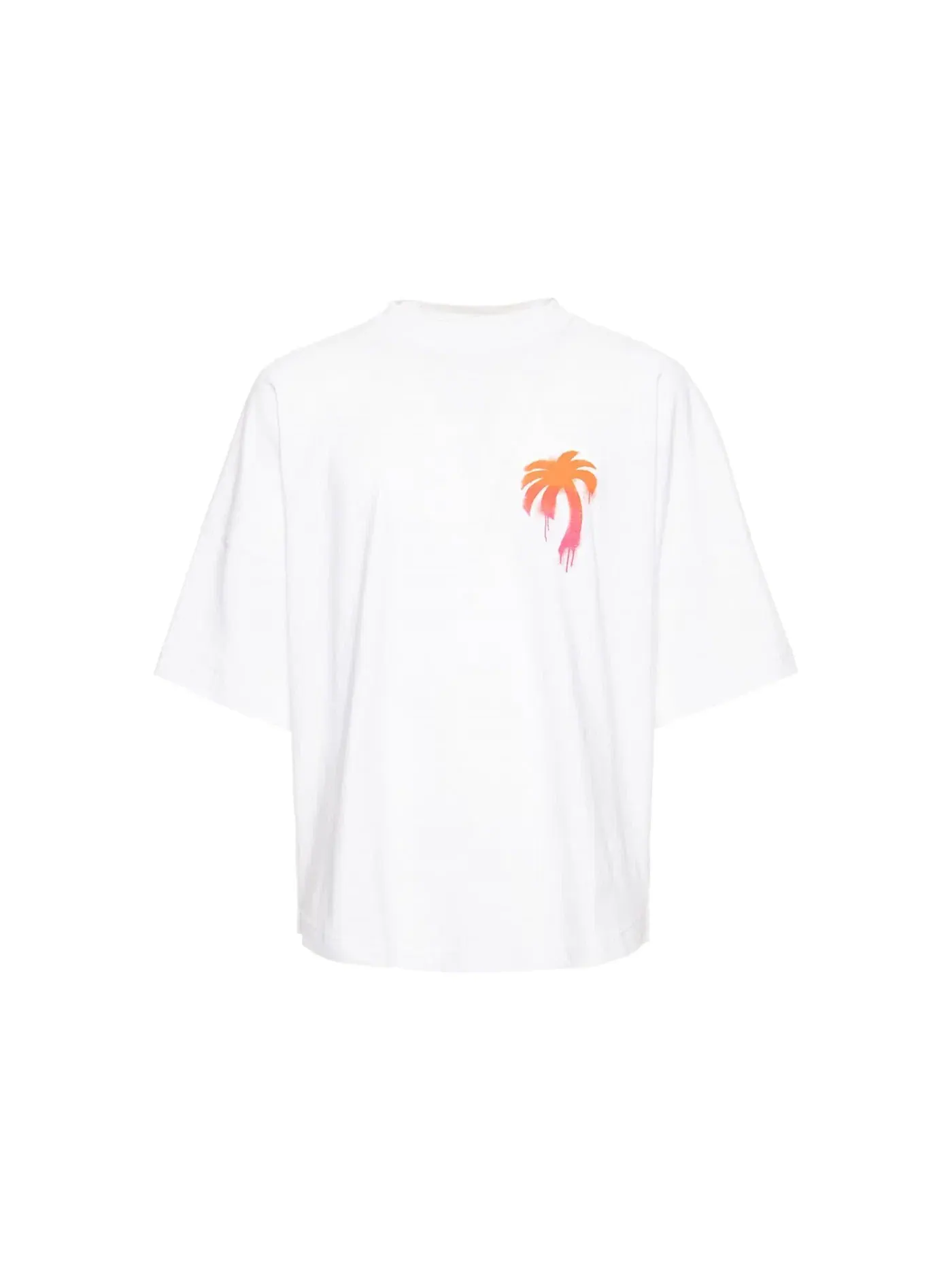 Мужская футболка с принтом Palm Angels T-shirt — изображение 1 из 2, белый