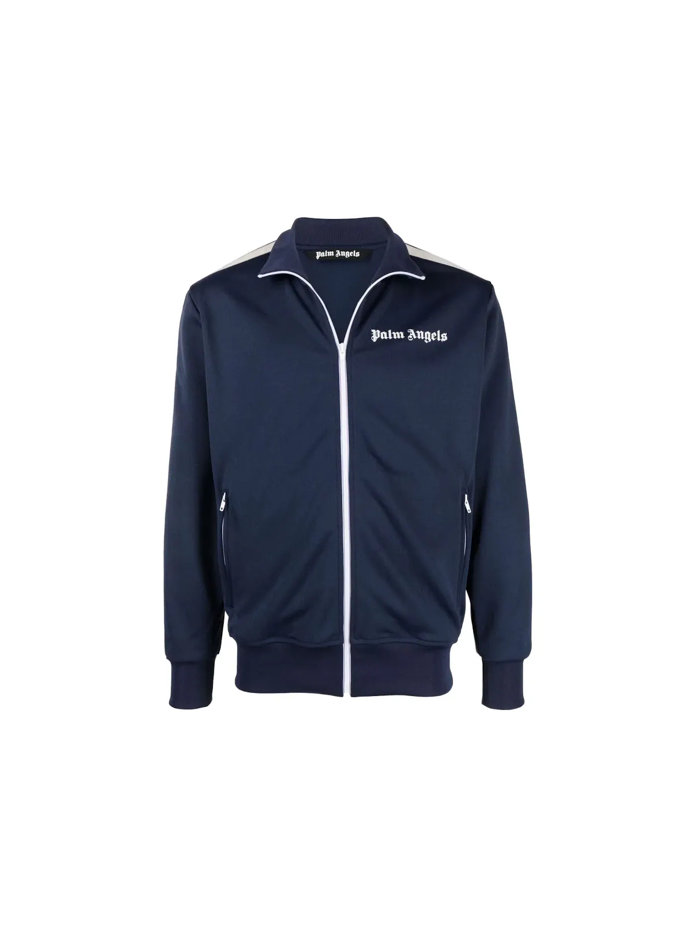 Мужская куртка с длинным рукавом с полосками Palm Angels — изображение 1 из 1, белый