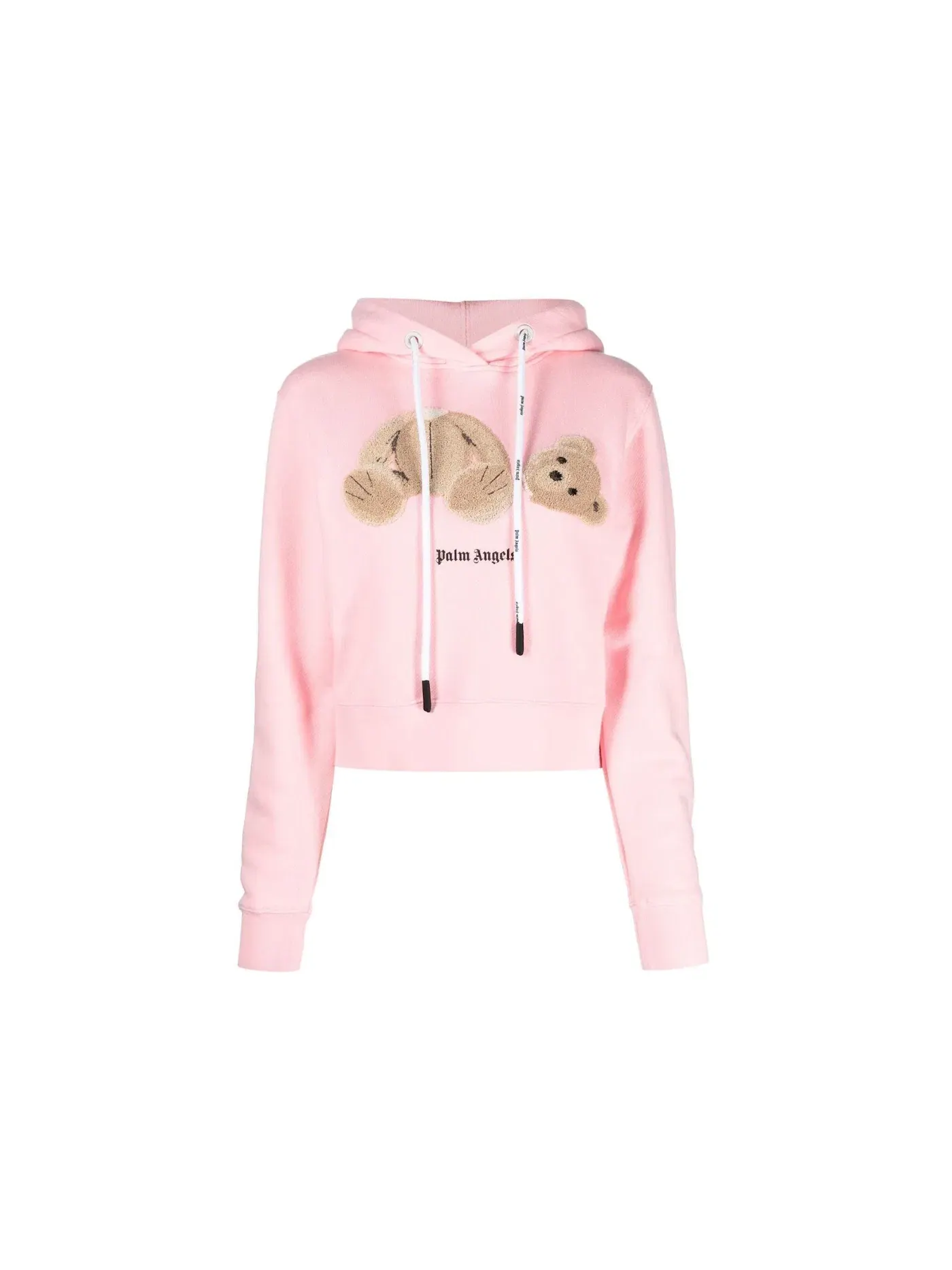 Женский худи с принтом Teddy Bear Palm Angels — изображение 1 из 1, розовый