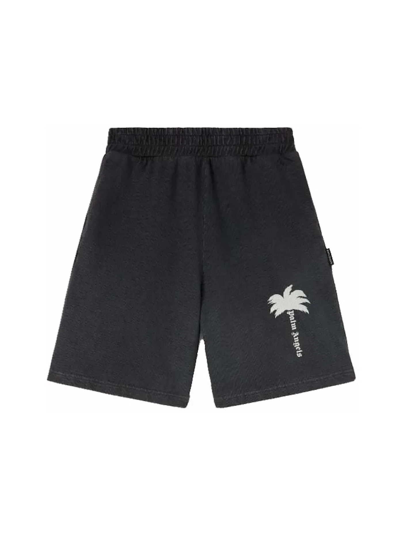 Мужские шорты с принтом Sweatshort Palm Angels — изображение 1 из 1, темный серый/белый