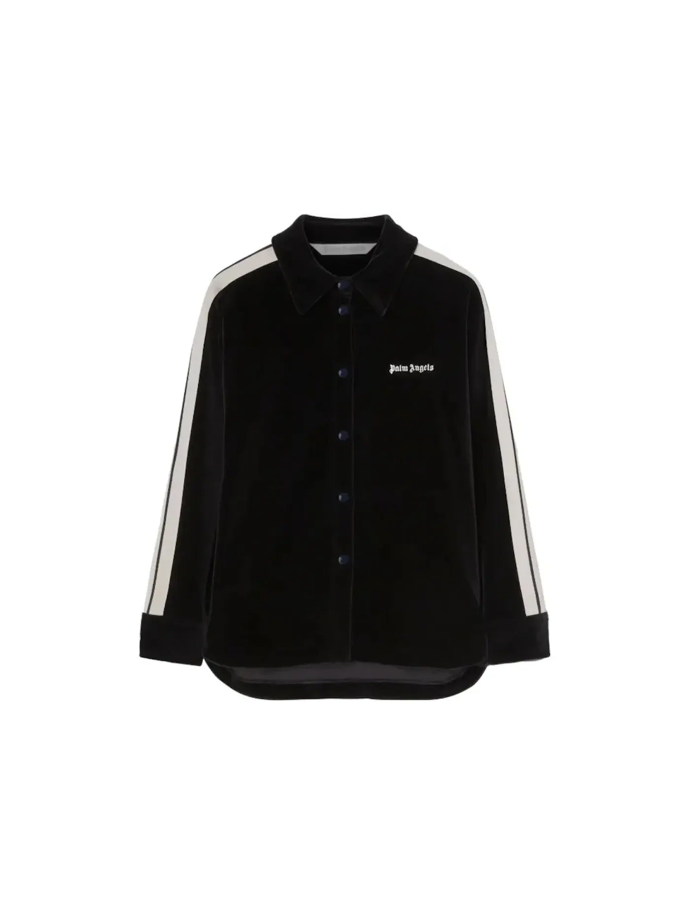 Женская рубашка из вельвета Classic Track Palm Angels — изображение 1 из 1, черный