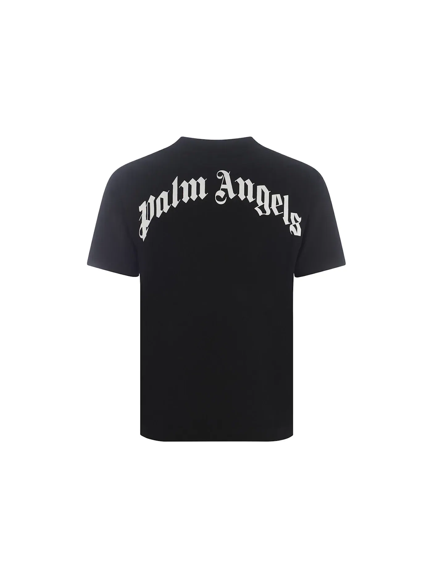 Мужская футболка с принтом Classic Tee Palm Angels — изображение 2 из 2, черный/белый