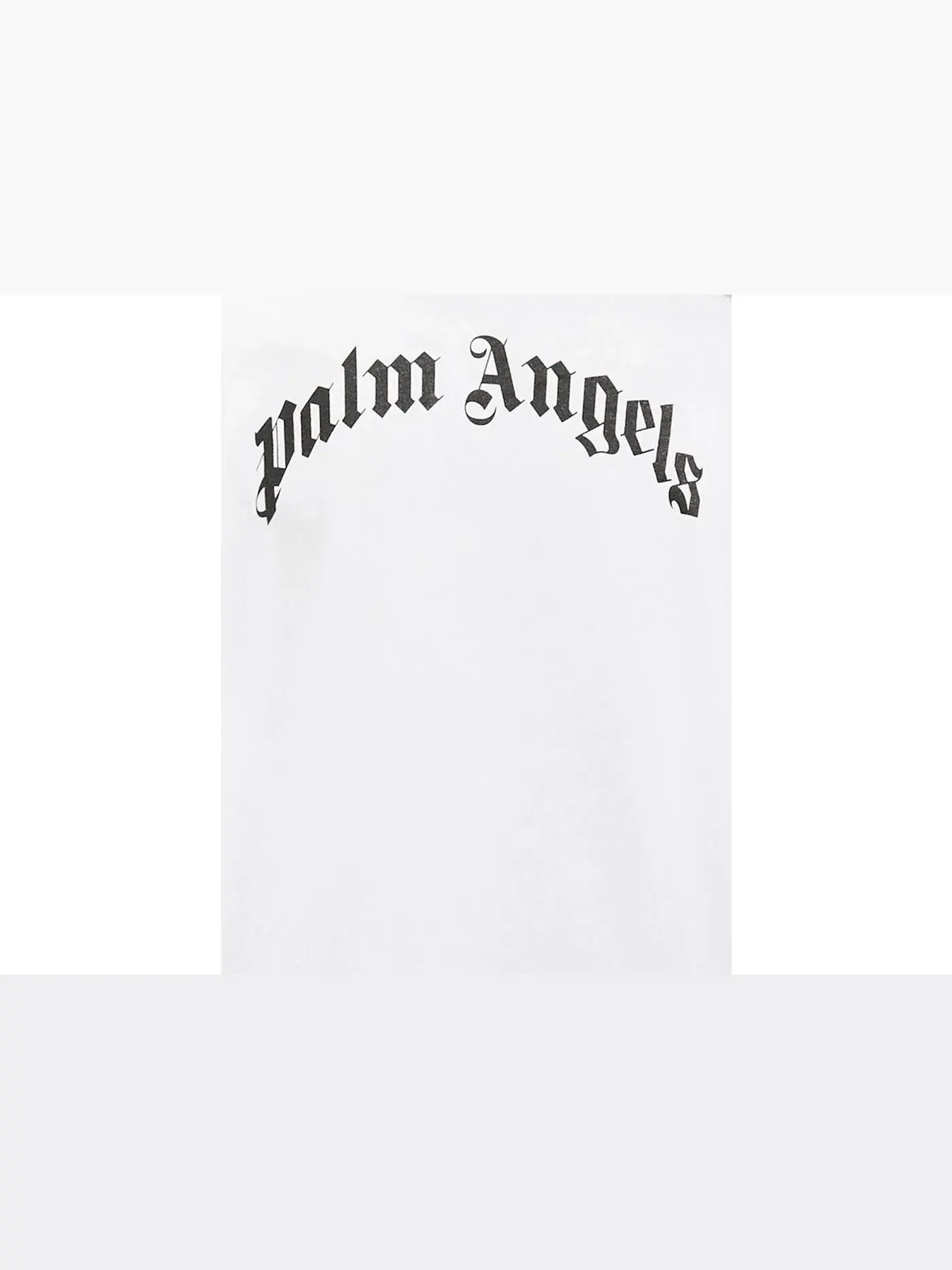 Женская футболка свободного кроя Bear Loose Palm Angels — изображение 2 из 2, белый/коричневый