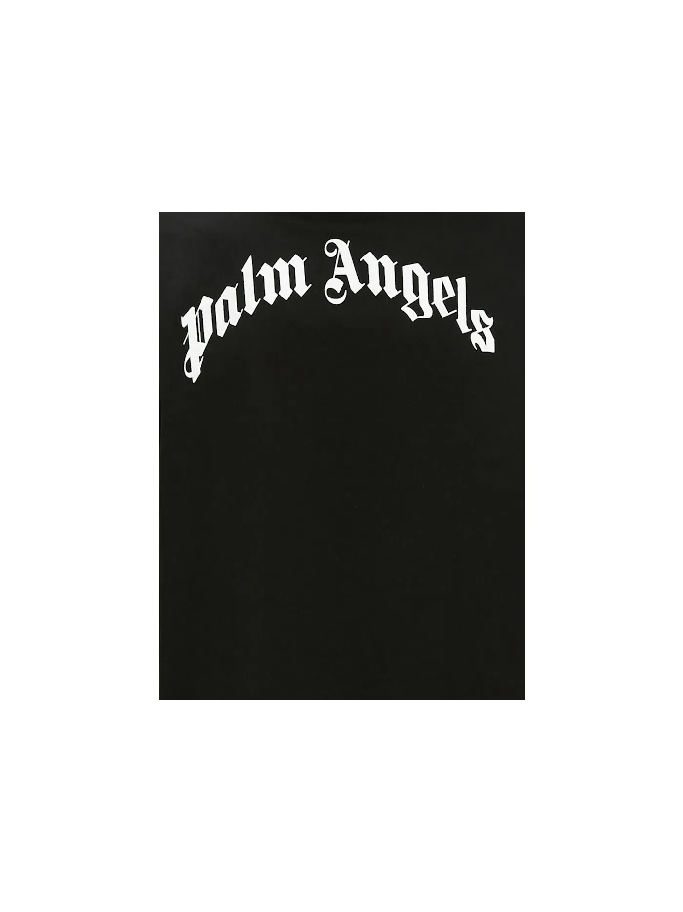 Женская свободная футболка с принтом Bear Palm Angels — изображение 2 из 2, черный/коричневый