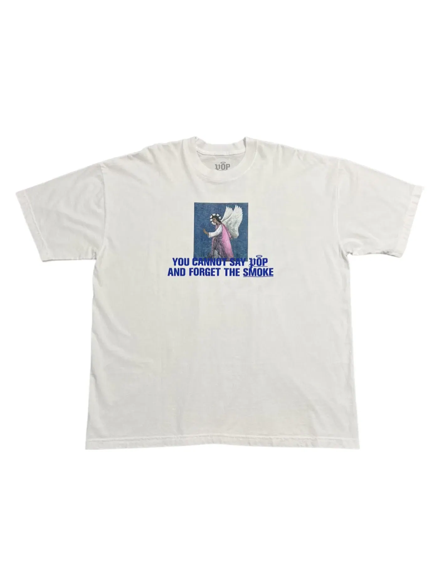 Мужская футболка с принтом T-shirt Palm Angels — изображение 1 из 2, белый