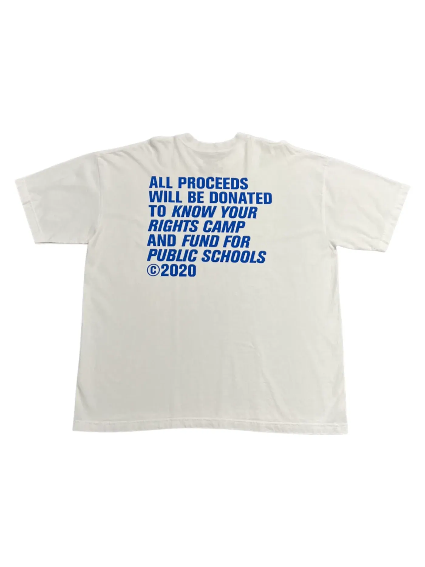 Мужская футболка с принтом T-shirt Palm Angels — изображение 2 из 2, белый