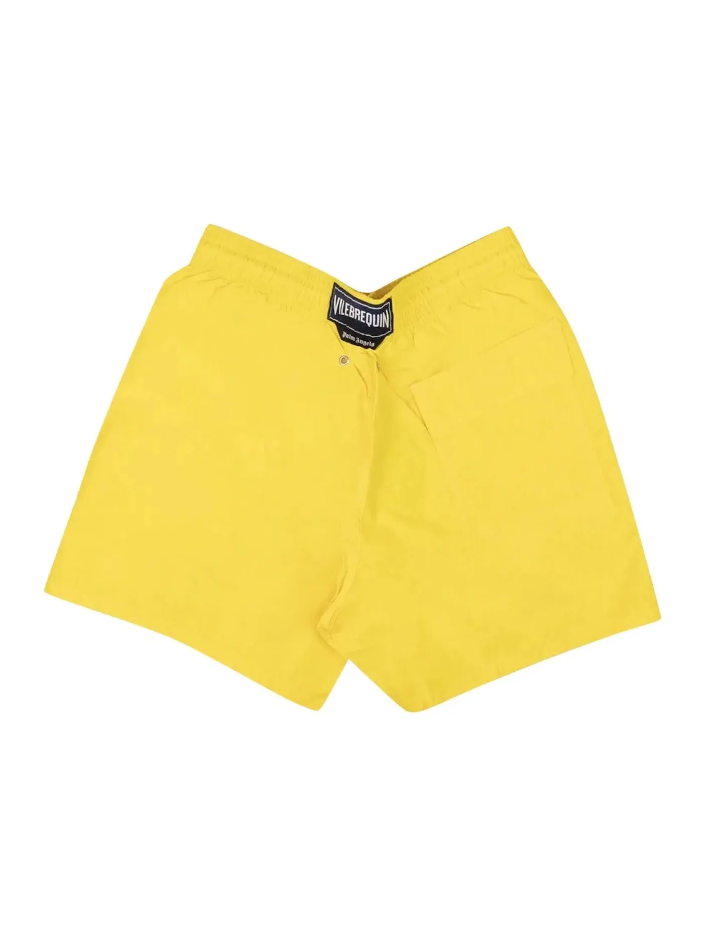 Мужские шорты для плавания с принтом Swim Shorts Palm Angels — изображение 2 из 2, желтый