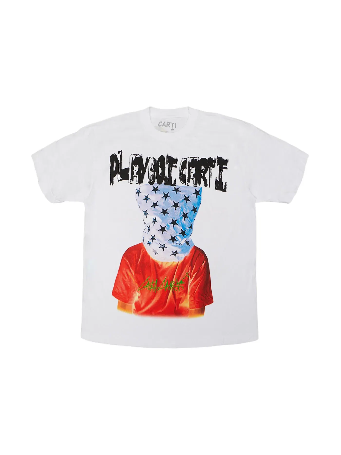 Мужская футболка с принтом Playboi Carti Bag Over Head Tee