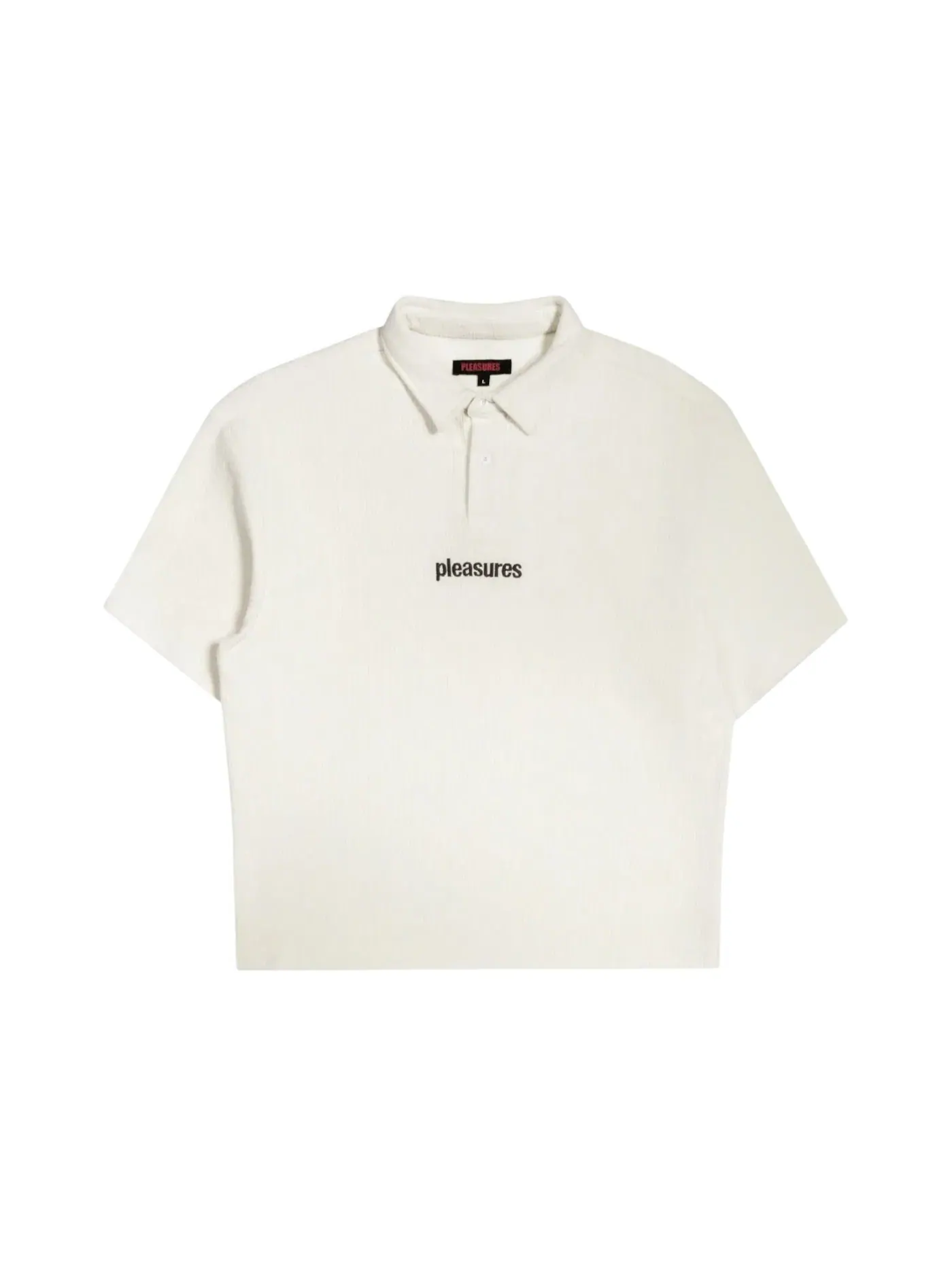 Мужское поло Cable Polo Shirt Pleasures — изображение 1 из 2, бежевый