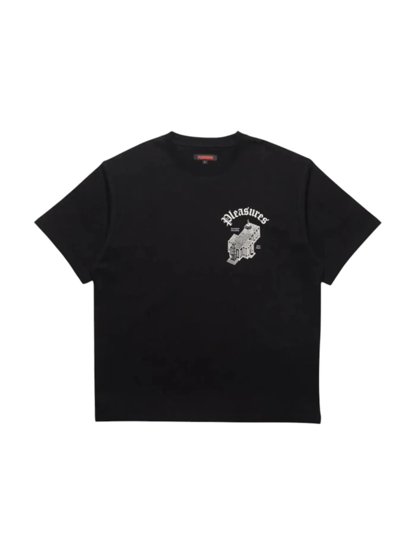 Мужская рубашка тяжелая Pleasures Chapel Heavyweight Shirt — изображение 1 из 2, черный