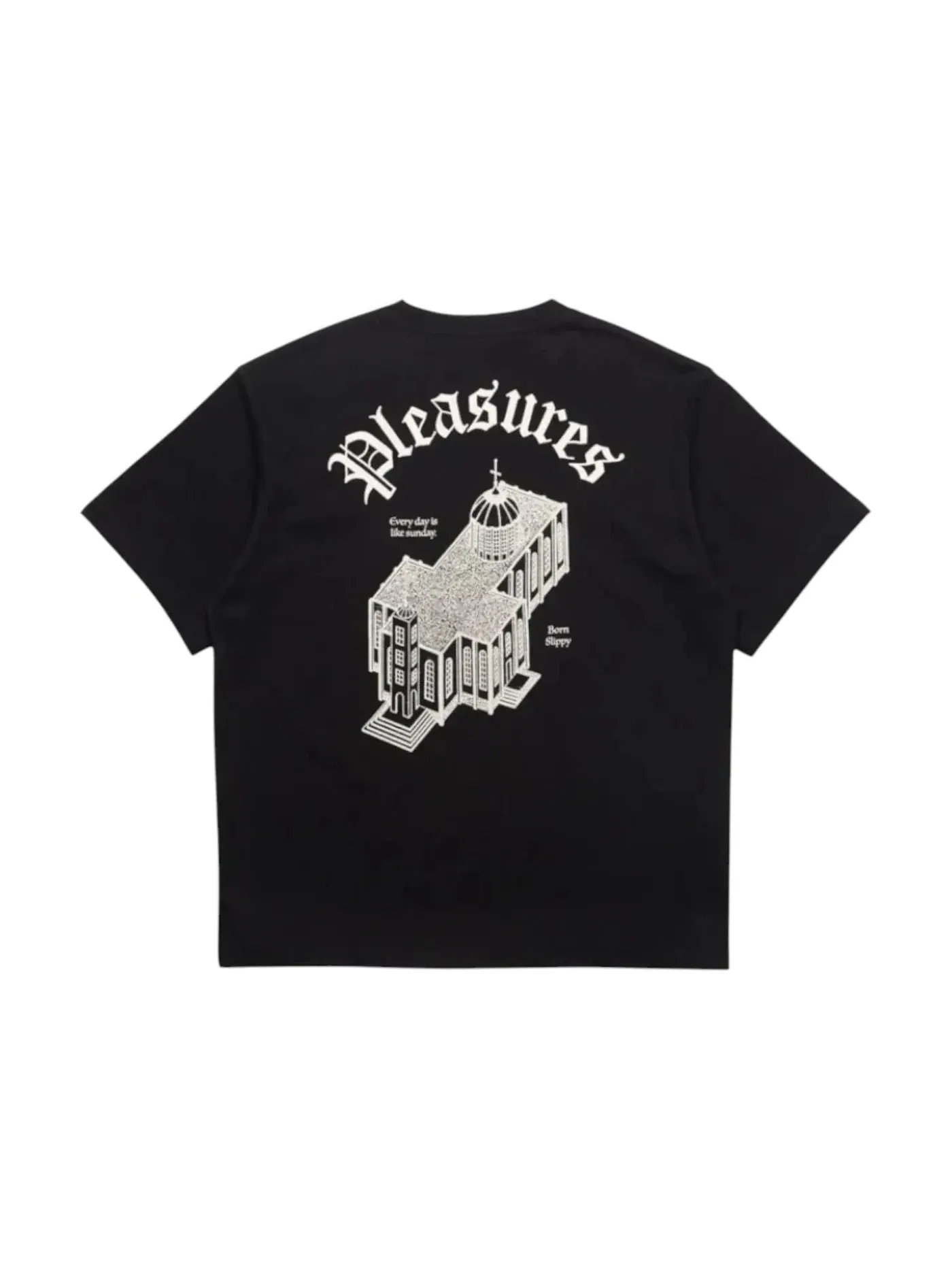 Мужская рубашка тяжелая Pleasures Chapel Heavyweight Shirt — изображение 2 из 2, черный