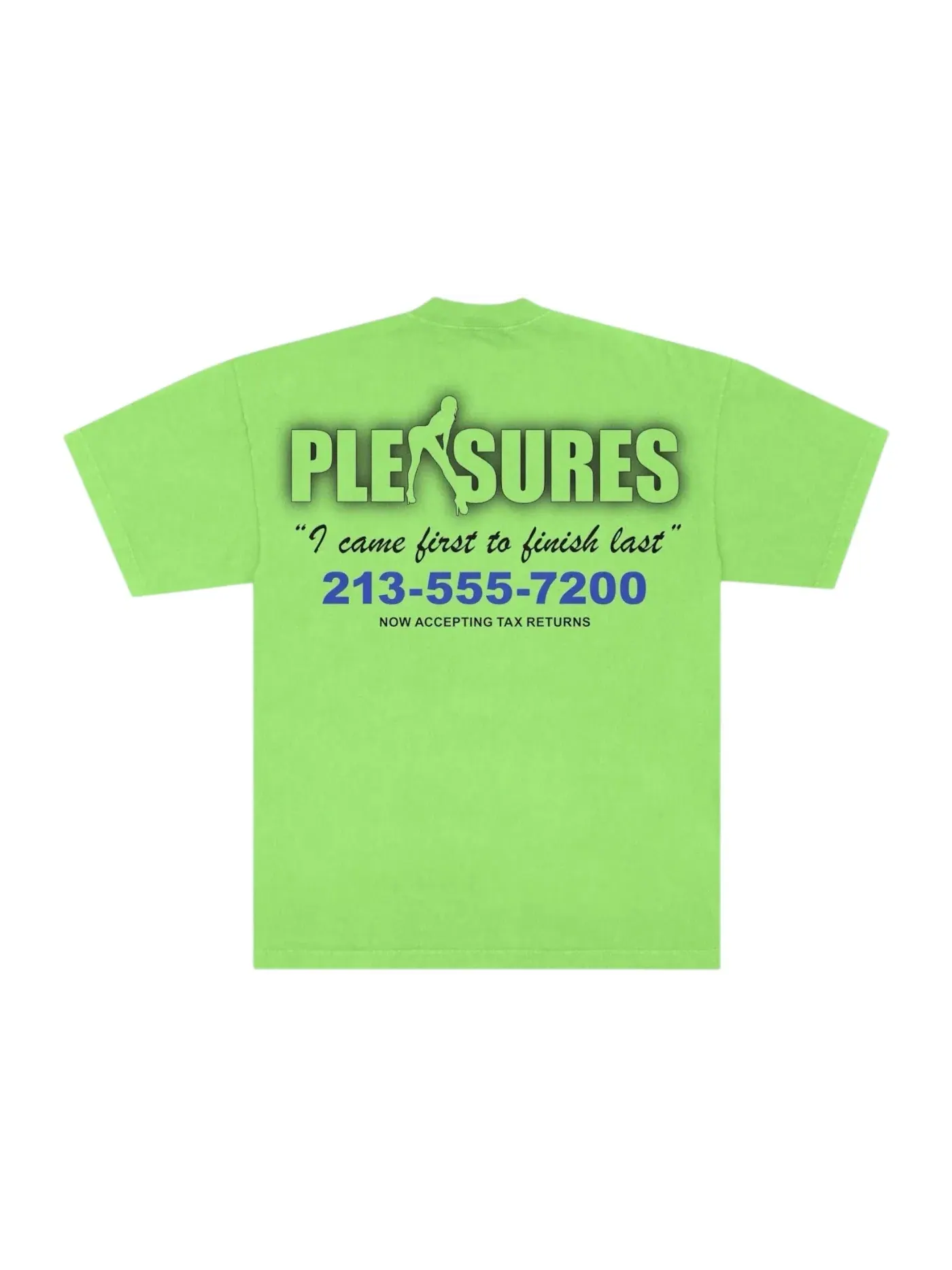 Мужская футболка с принтом Hot 4 U T-Shirt Pleasures — изображение 2 из 2, лаймовый