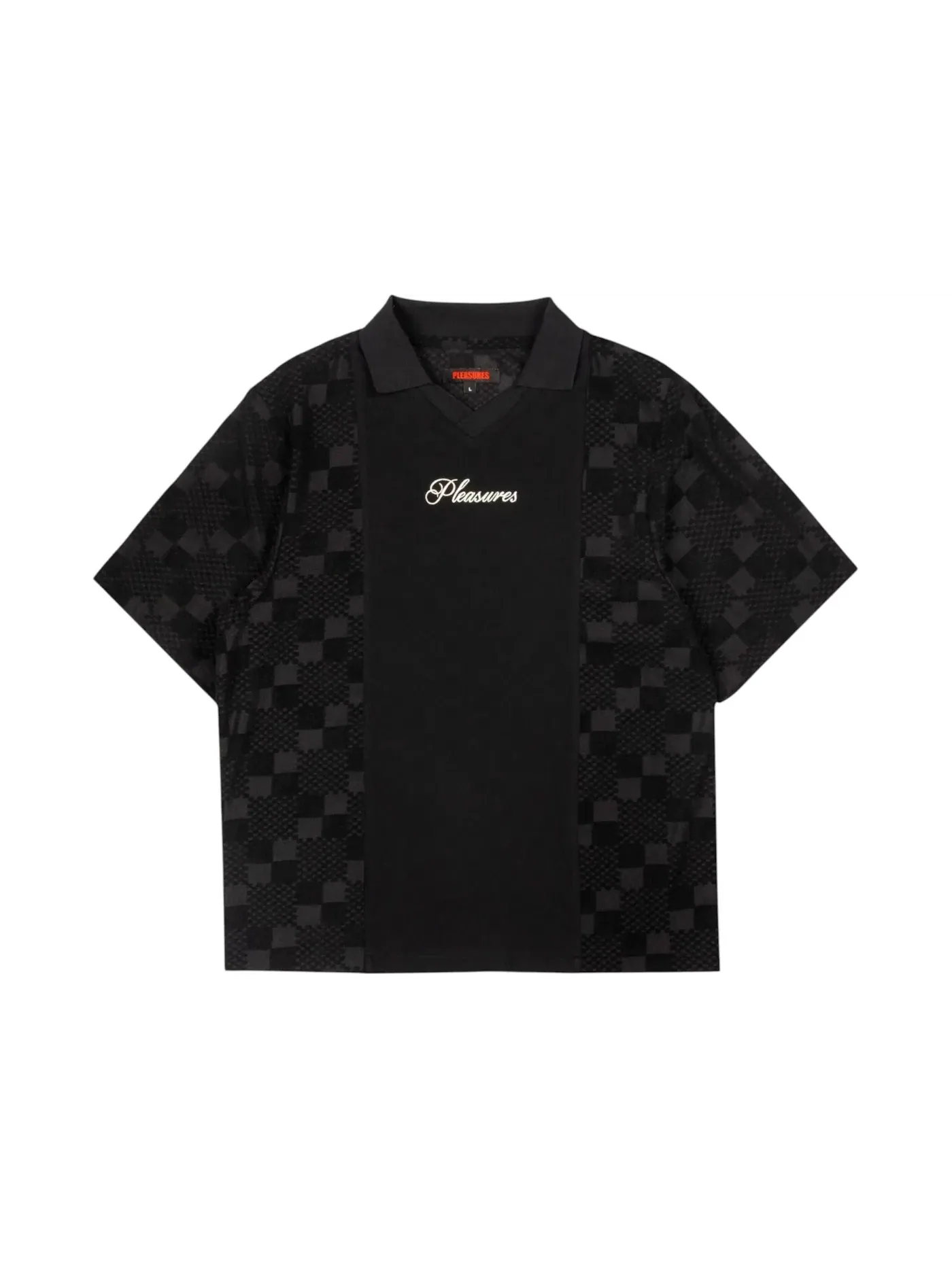 Мужское поло Pleasures Polo Black — изображение 1 из 2