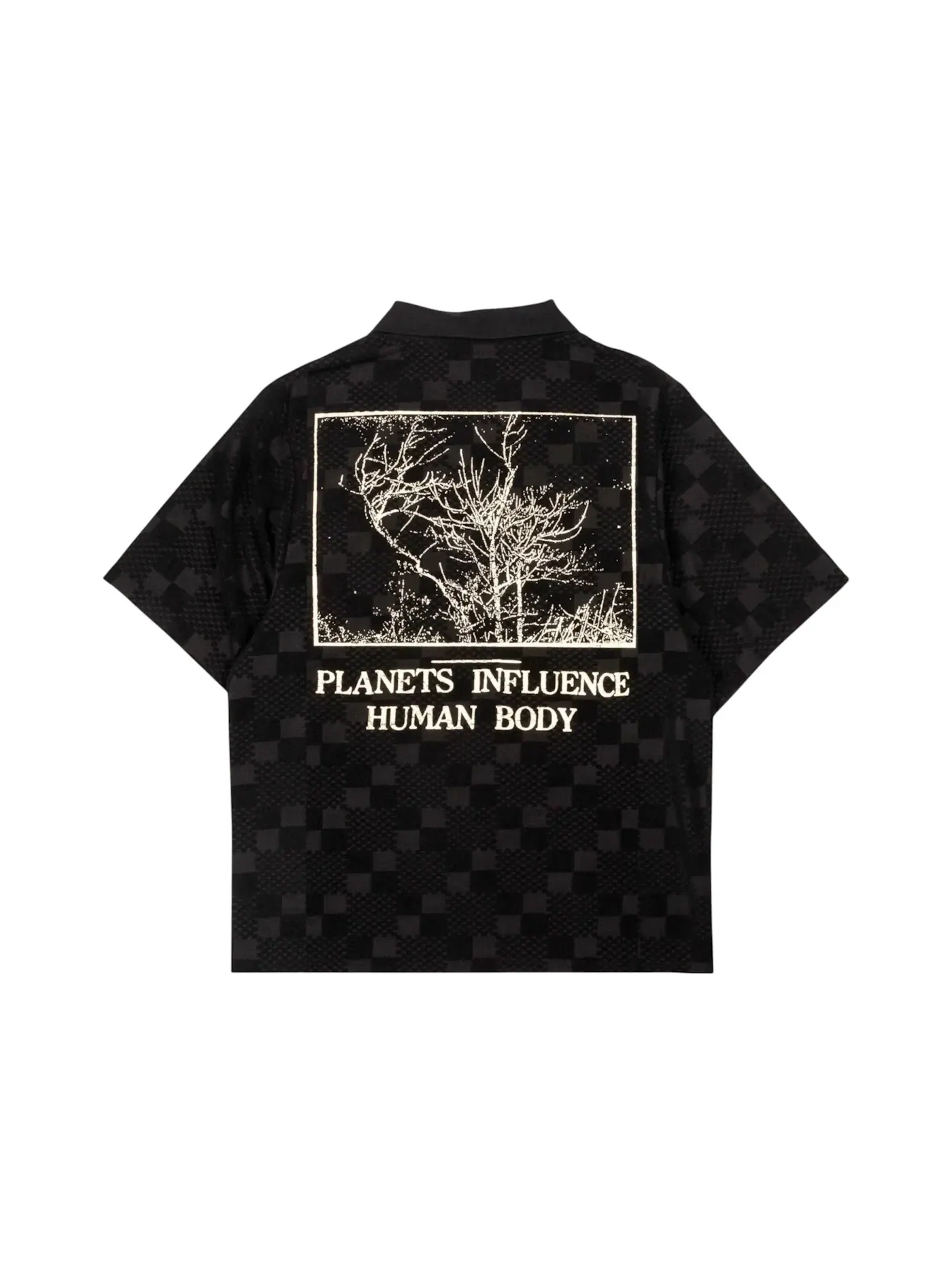 Мужское поло Pleasures Polo Black — изображение 2 из 2