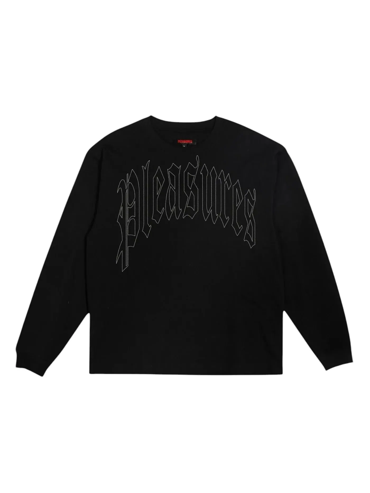 Мужская футболка с длинным рукавом Twitch Long Sleeve Shirt Pleasures — изображение 1 из 1, черный