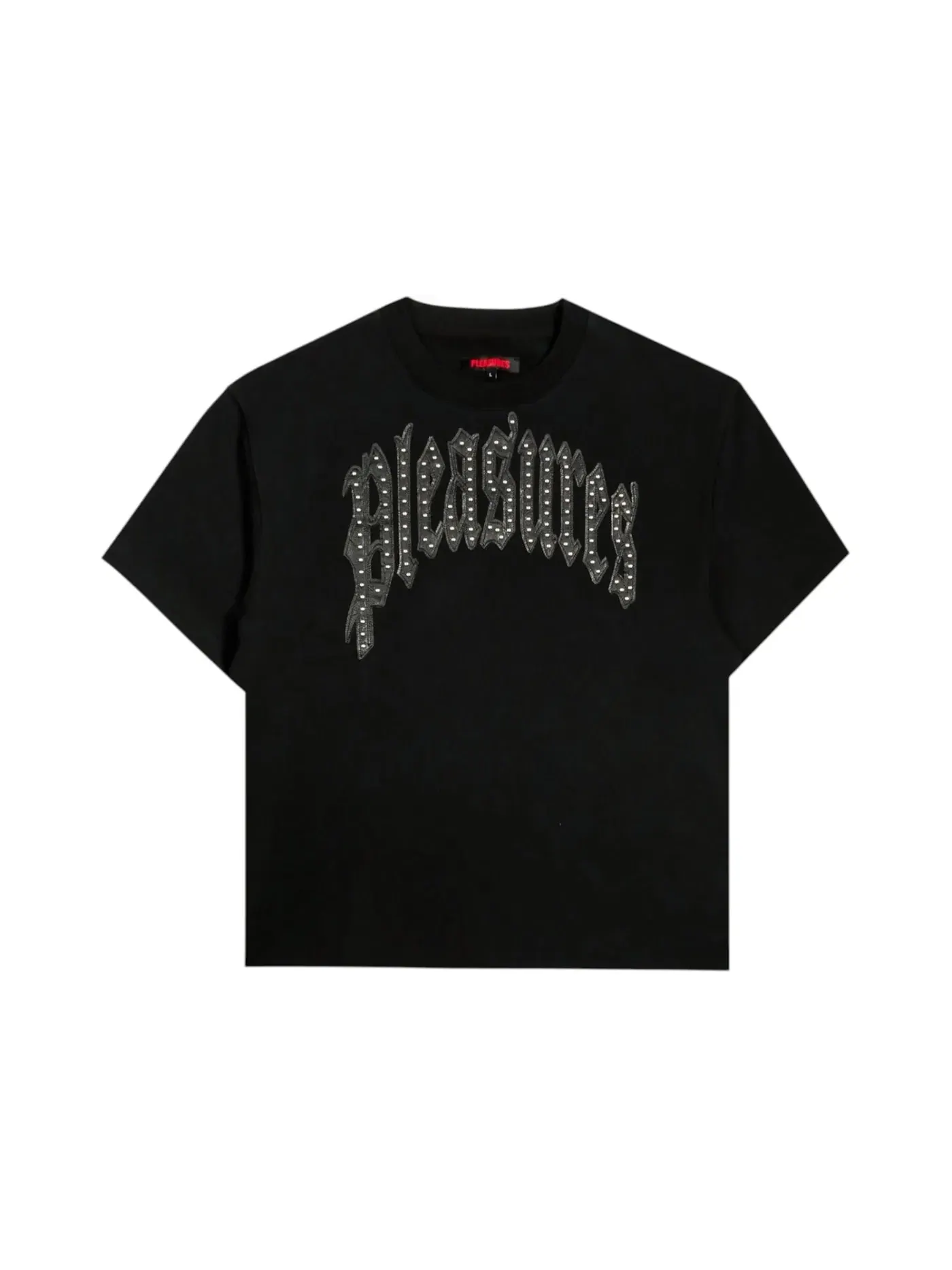 Мужской свитшот с принтом Pleasures Crewneck — изображение 1 из 2, черный