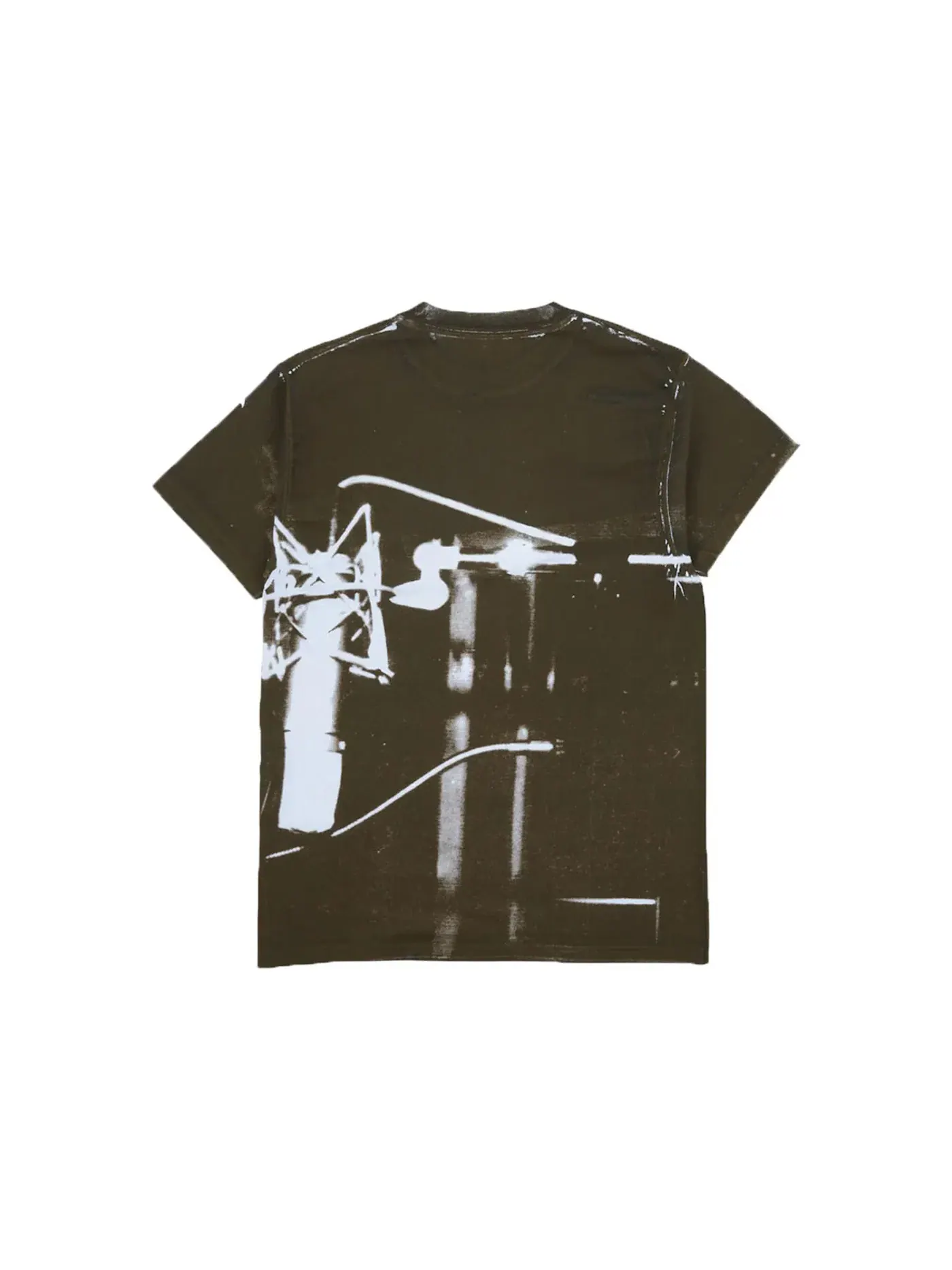 Мужская футболка с принтом Pleasures T-Shirt — изображение 2 из 2, серый