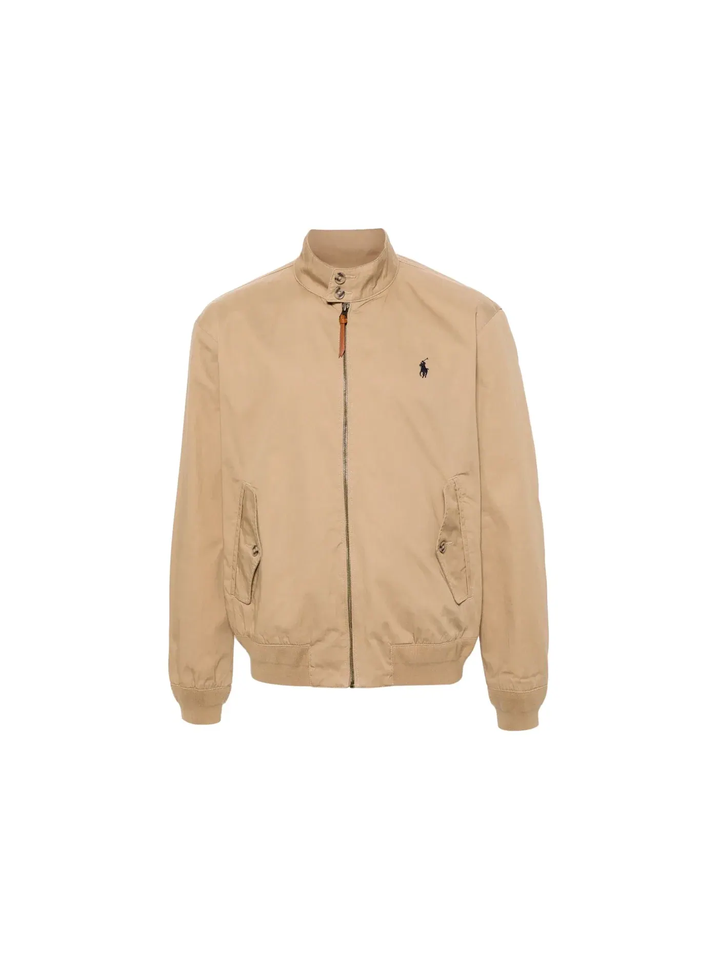 Мужская ветровка из хлопкового твила Windbreaker Polo Ralph Lauren — изображение 1 из 1, бежевый