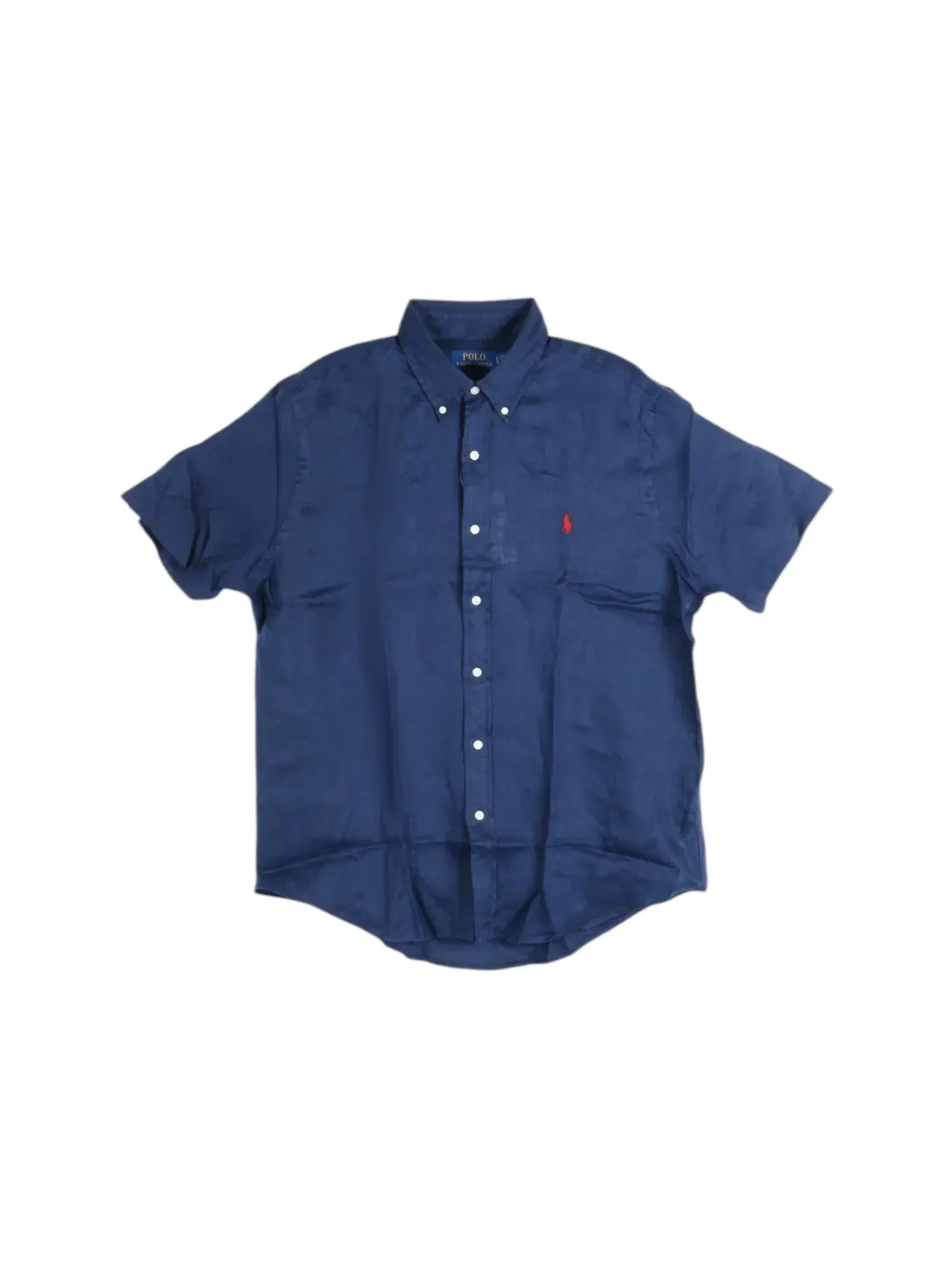 Мужская рубашка из мягкого хлопка Shirt Polo Ralph Lauren — изображение 1 из 1, темно-синий