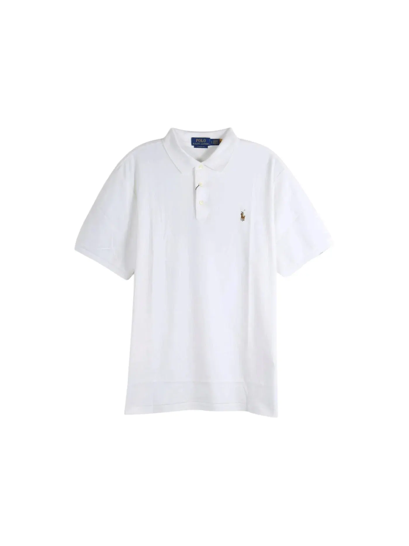 Мужская рубашка хлопковая Classic Fit Polo Ralph Lauren — изображение 1 из 1, белый