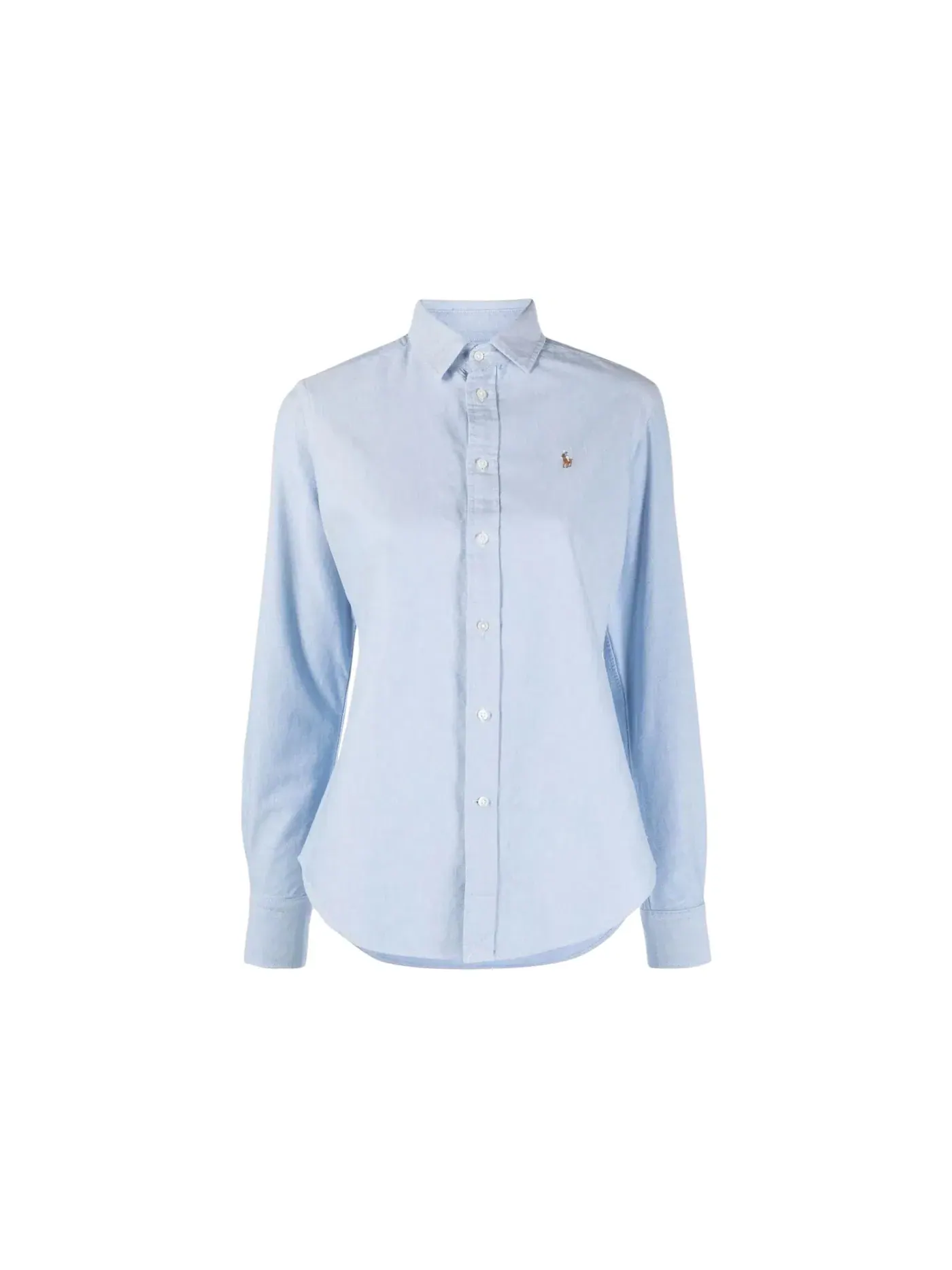 Женская рубашка с длинным рукавом Polo Ralph Lauren — изображение 1 из 1, синий