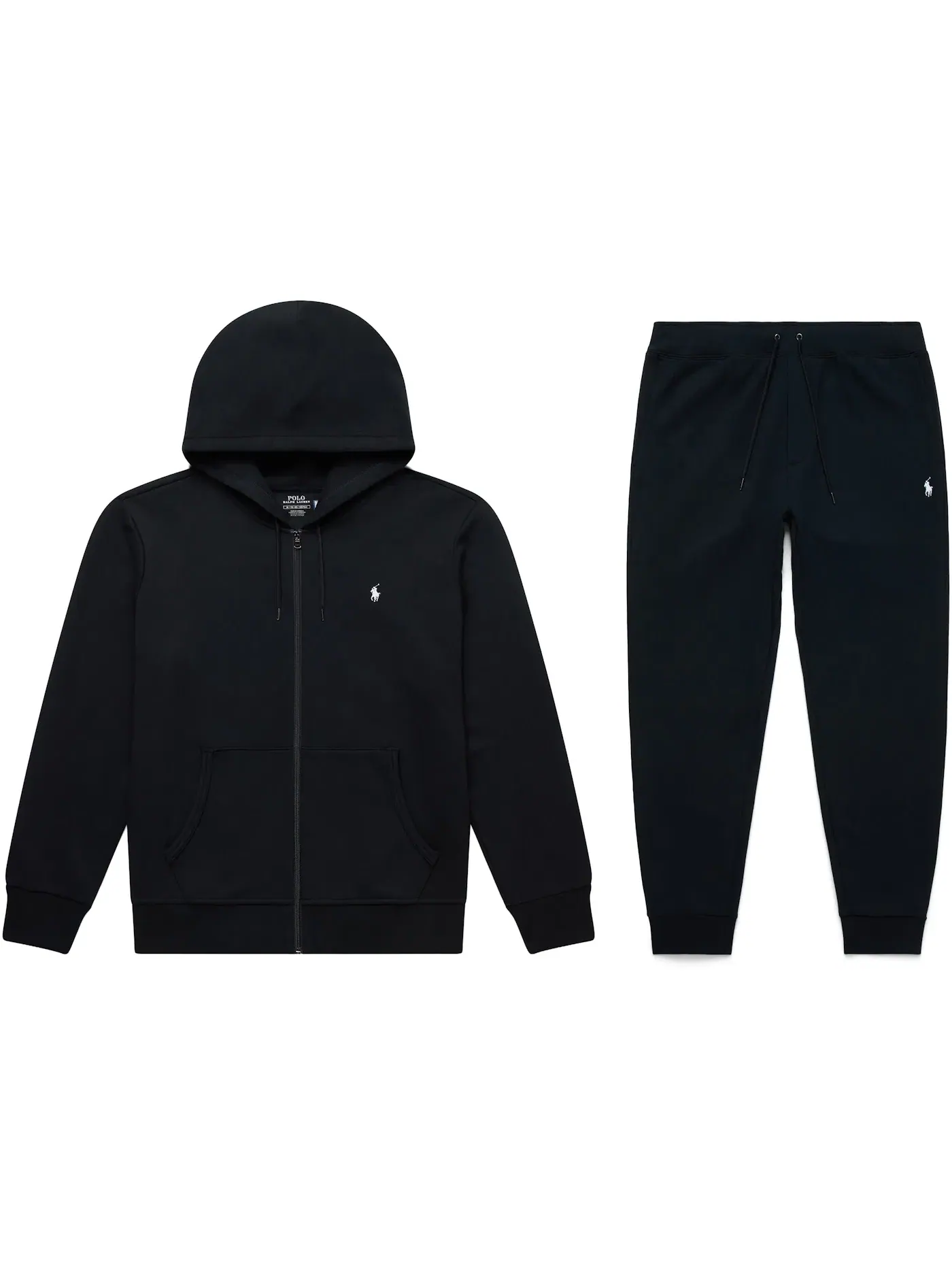 Мужской комплект из худи и джоггеров с принтом Polo Black Polo Ralph Lauren — изображение 1 из 1, черный
