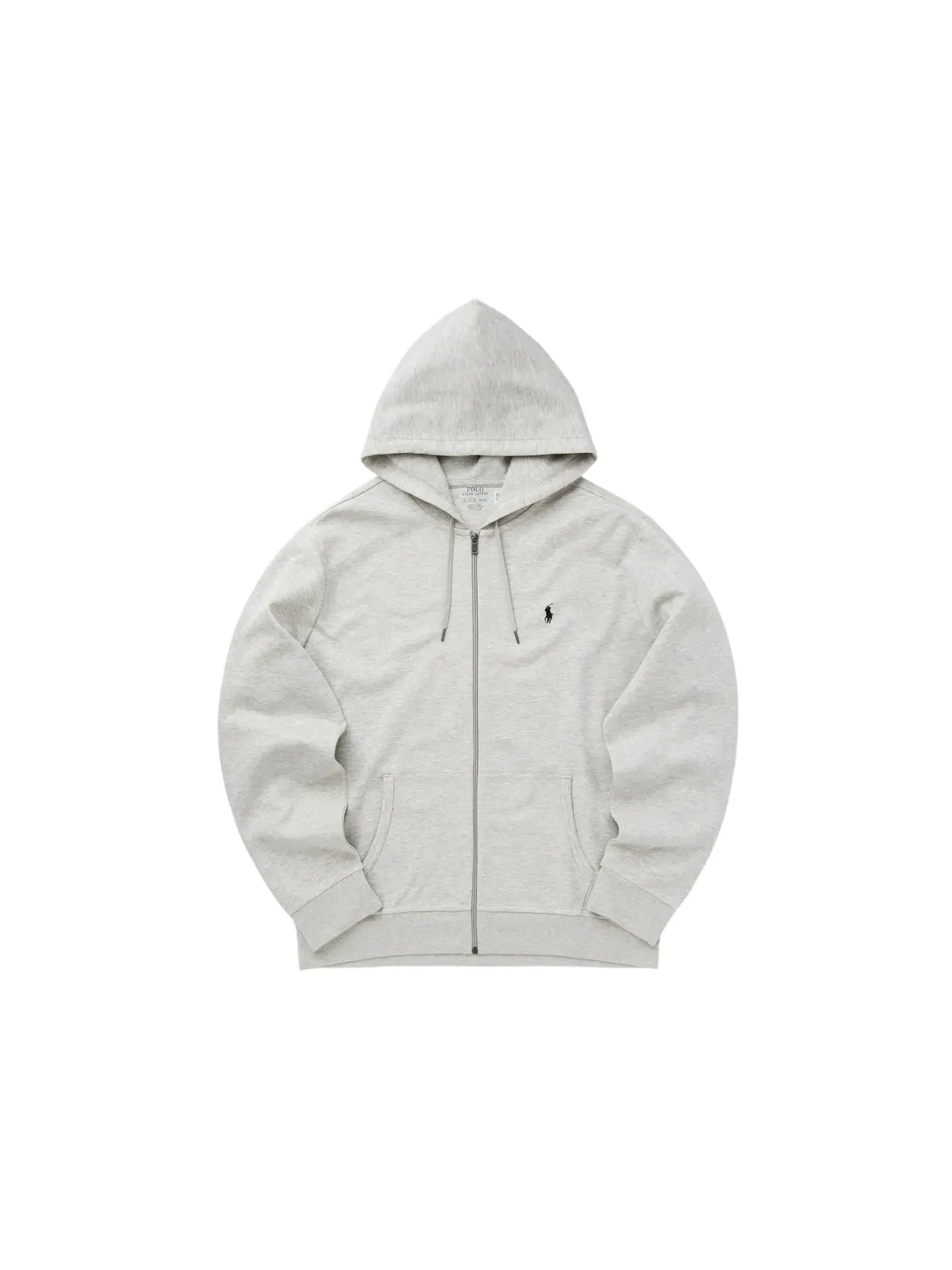 Мужская худи с двойным трикотажем Polo Ralph Lauren — изображение 1 из 1, светлый/черный