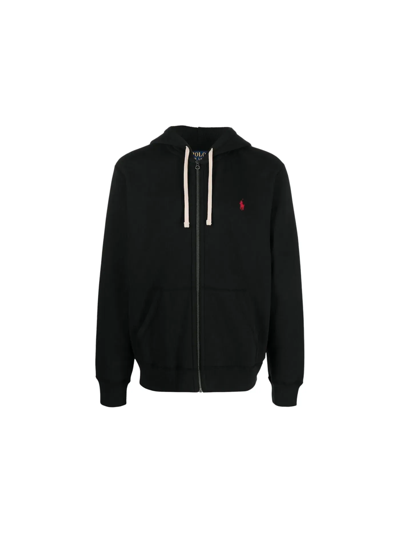 Мужская худи на молнии с флисом Hoodie Polo Ralph Lauren — изображение 1 из 1, черный