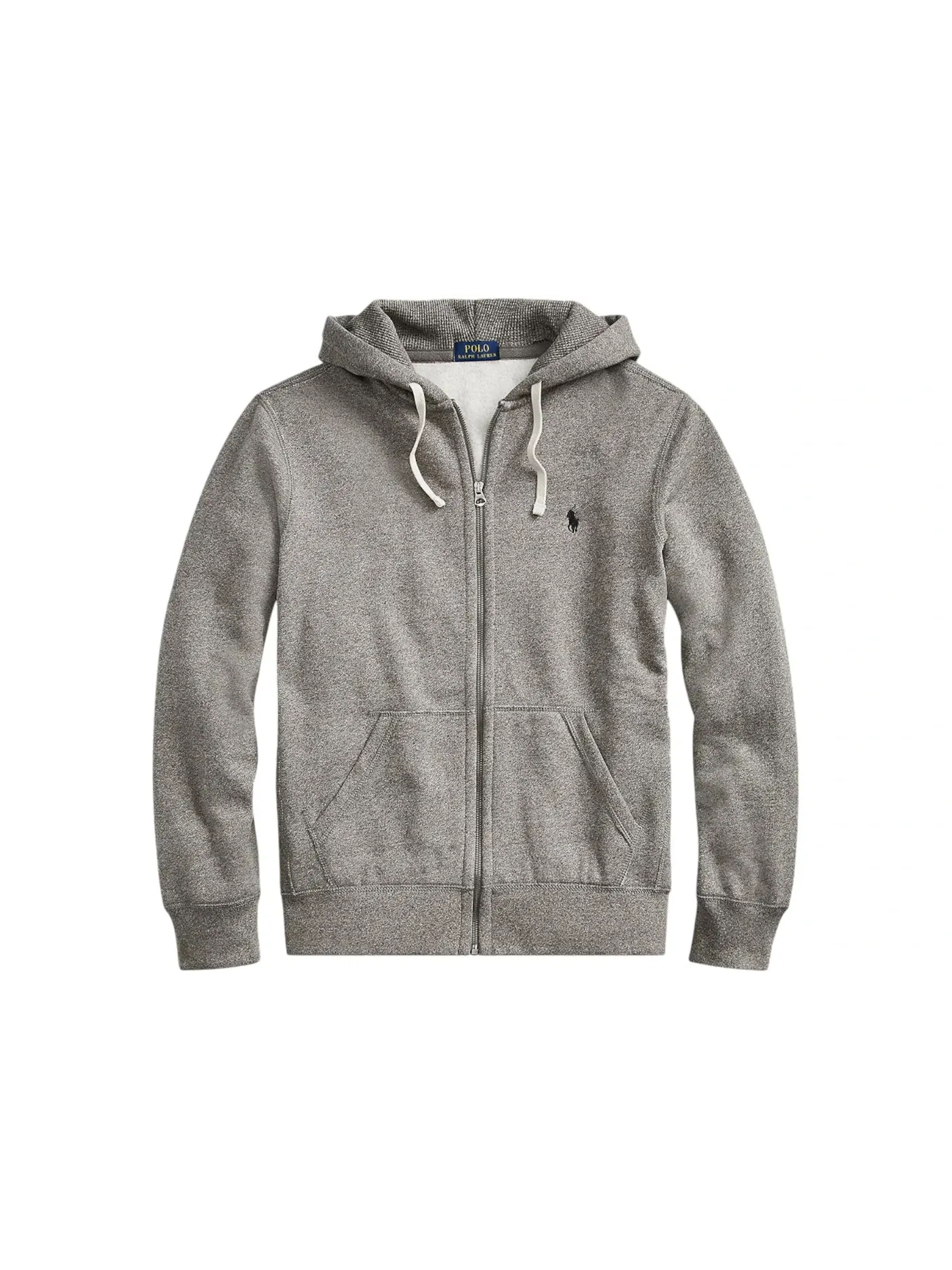 Мужская худи на молнии с флисом Hoodie Polo Ralph Lauren — изображение 1 из 1, серый