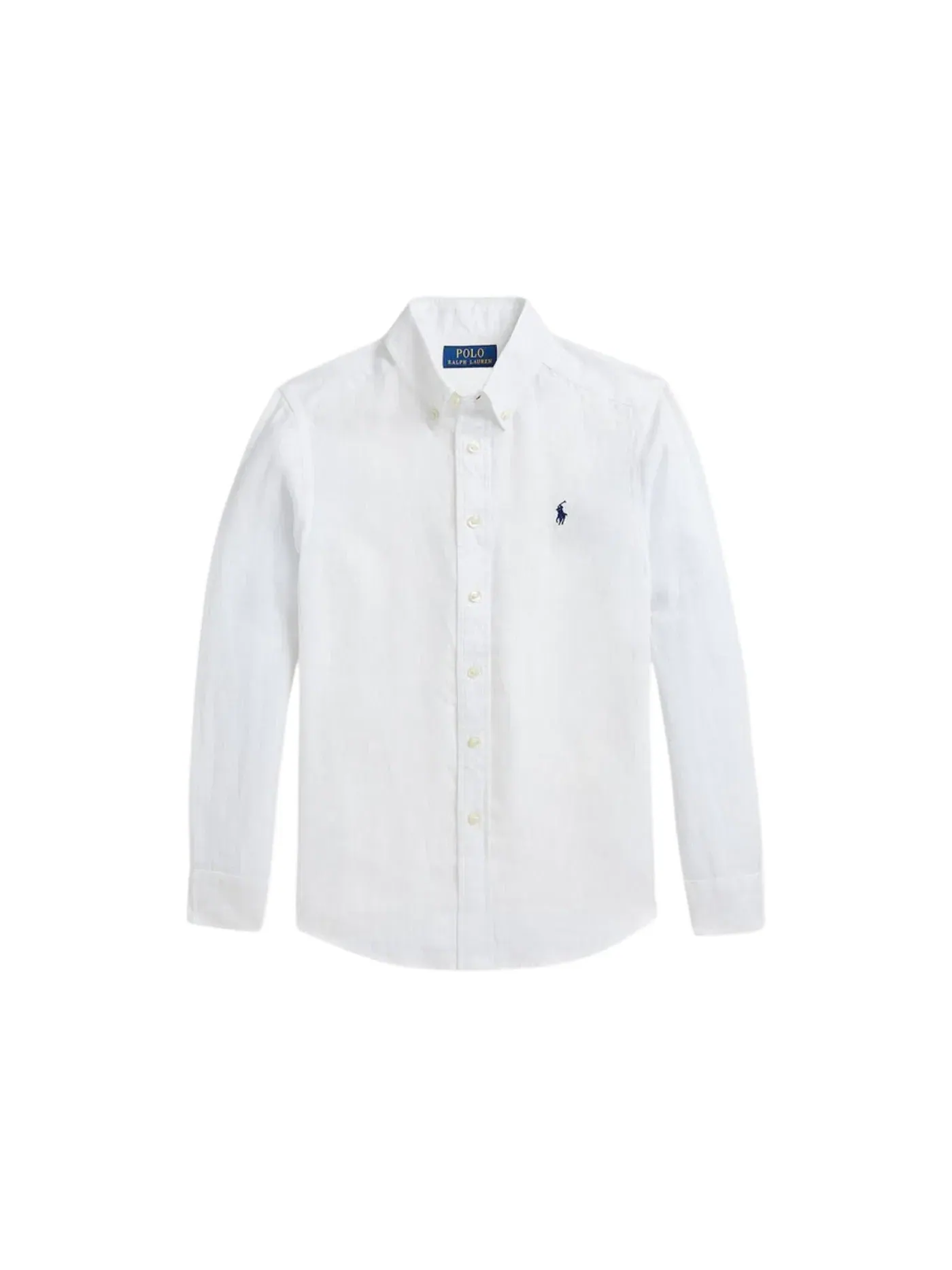 Мужская рубашка с длинным рукавом Polo Ralph Lauren — изображение 1 из 1, белый