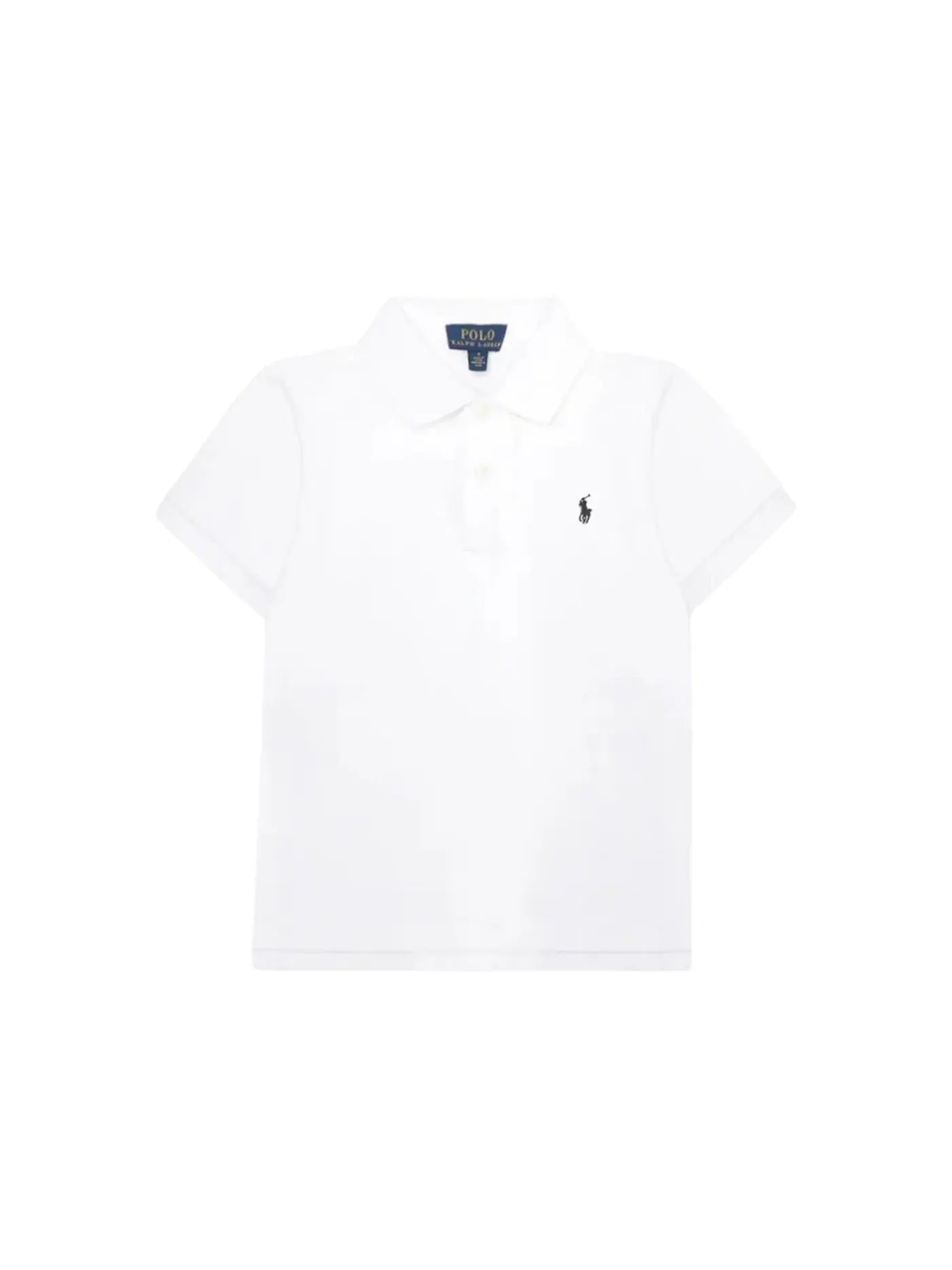 Детское поло с коротким рукавом Polo Ralph Lauren — изображение 1 из 1, белый