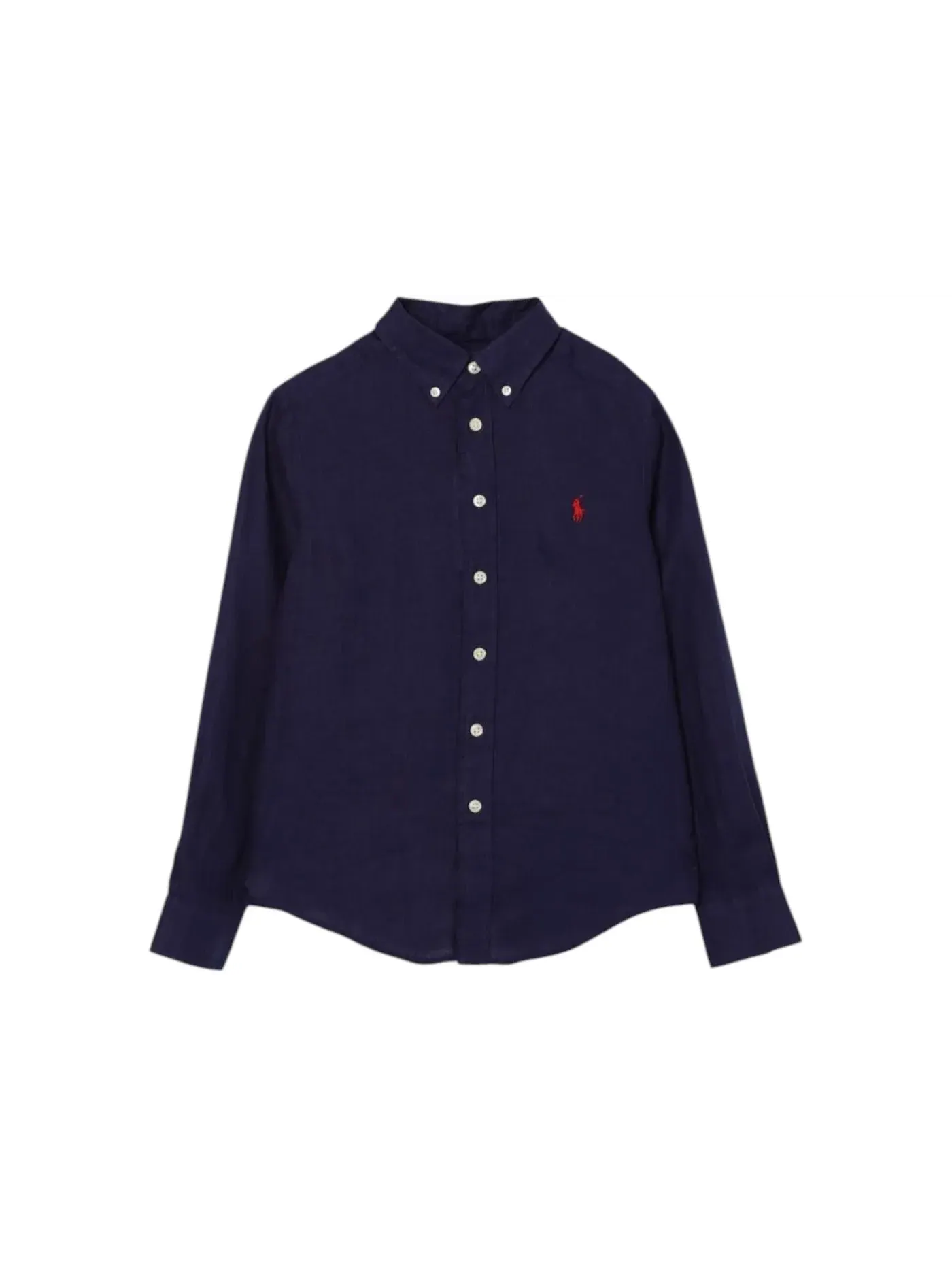 Детская рубашка с длинным рукавом льняная Polo Ralph Lauren