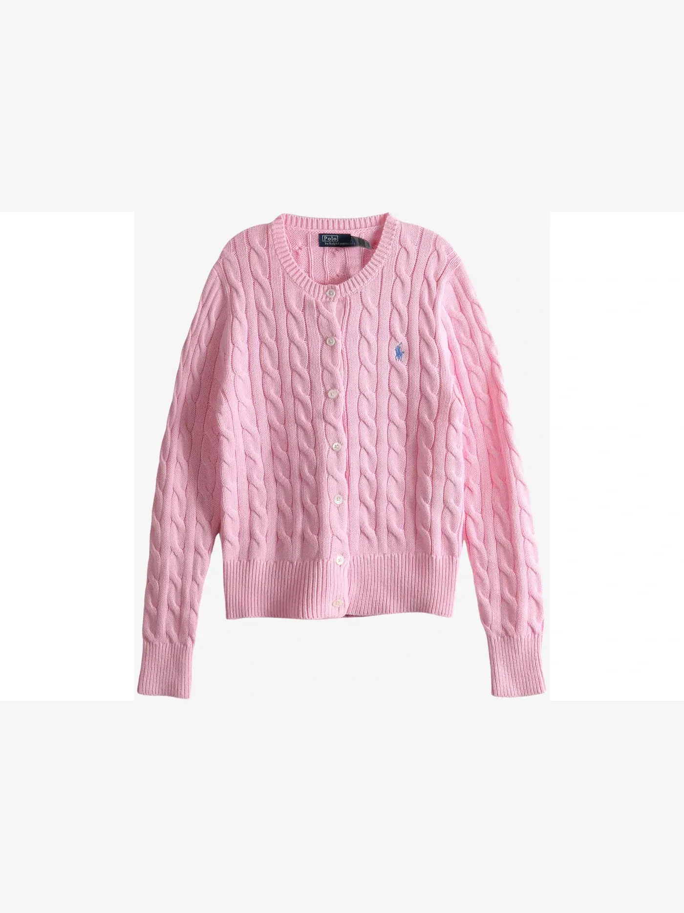 Женский кардиган с длинным рукавом Cardigan Polo Ralph Lauren — изображение 1 из 1, розовый