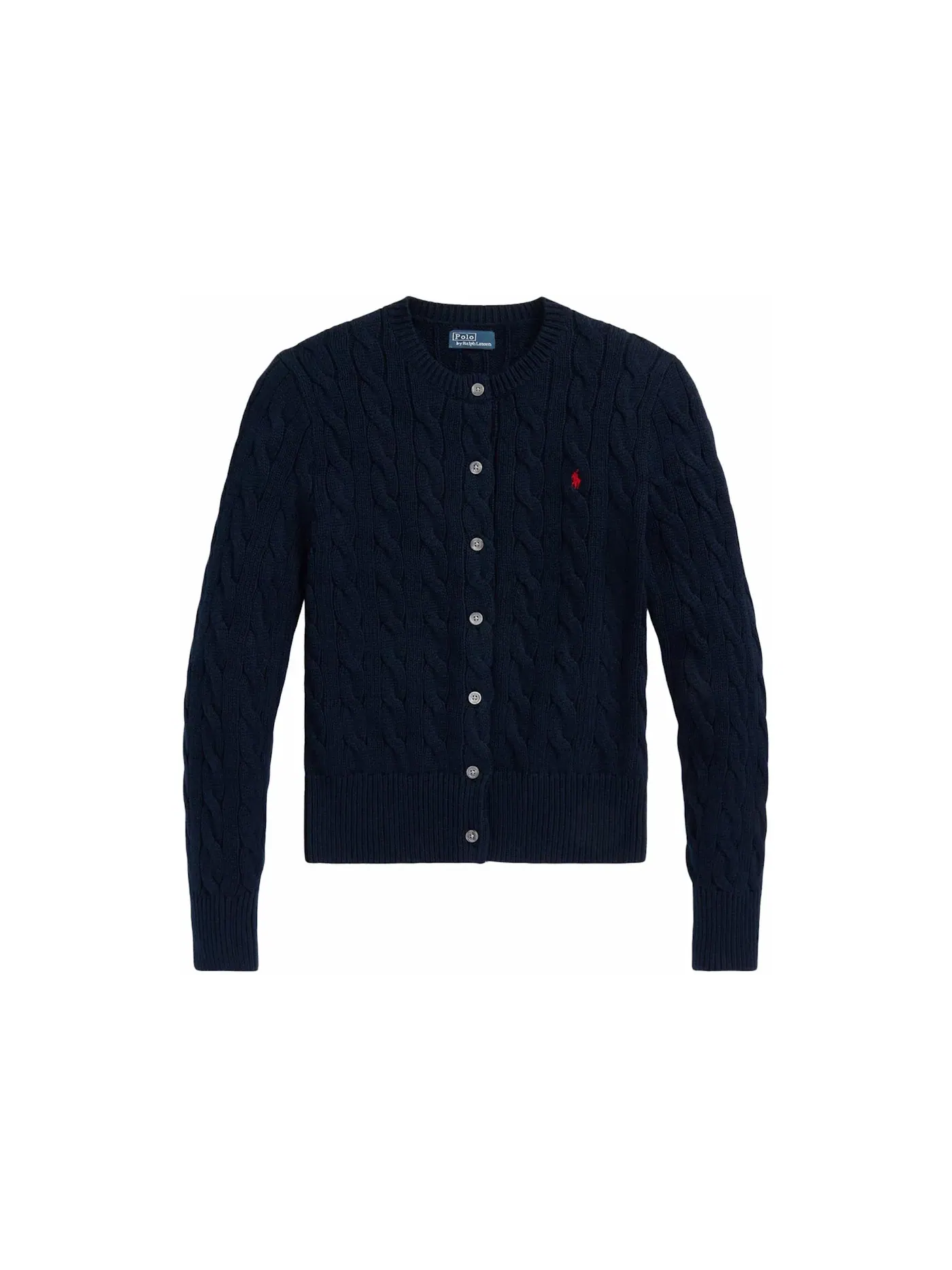 Женский кардиган с длинным рукавом Cardigan Polo Ralph Lauren — изображение 1 из 1, темно-синий