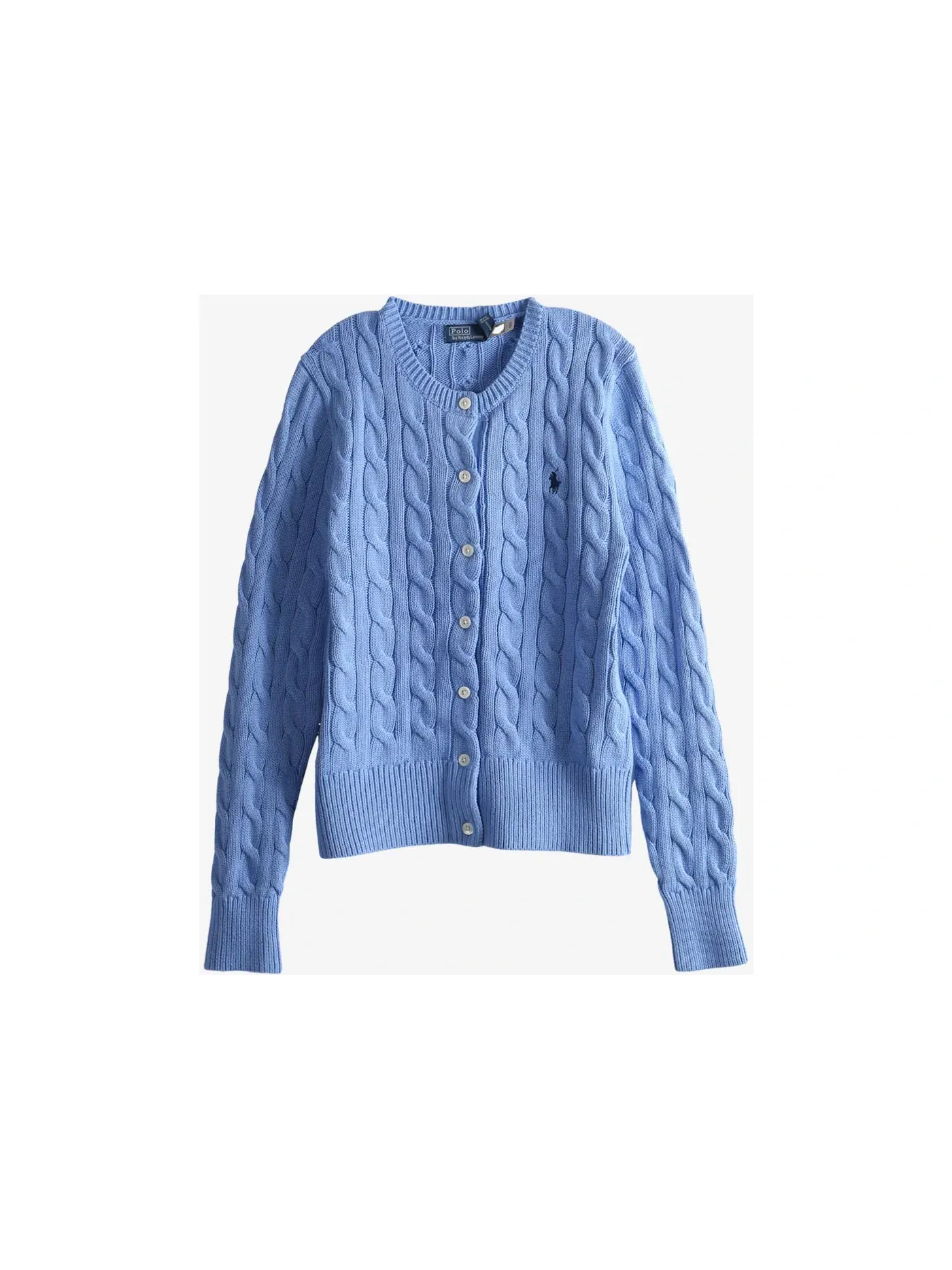 Женский кардиган с длинным рукавом Cardigan Polo Ralph Lauren, Newlitchfieldblue — изображение 1 из 1