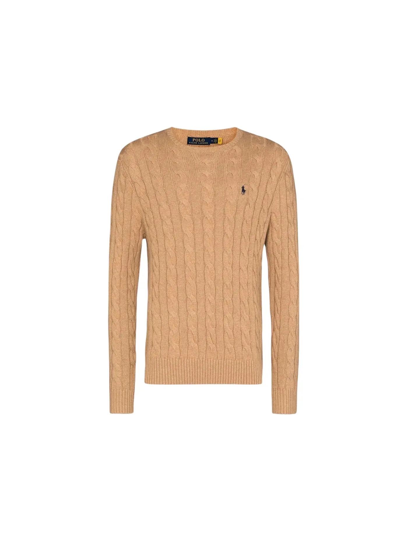 Мужской свитер с длинным рукавом Sweater Polo Ralph Lauren, Camel Melange — изображение 1 из 1