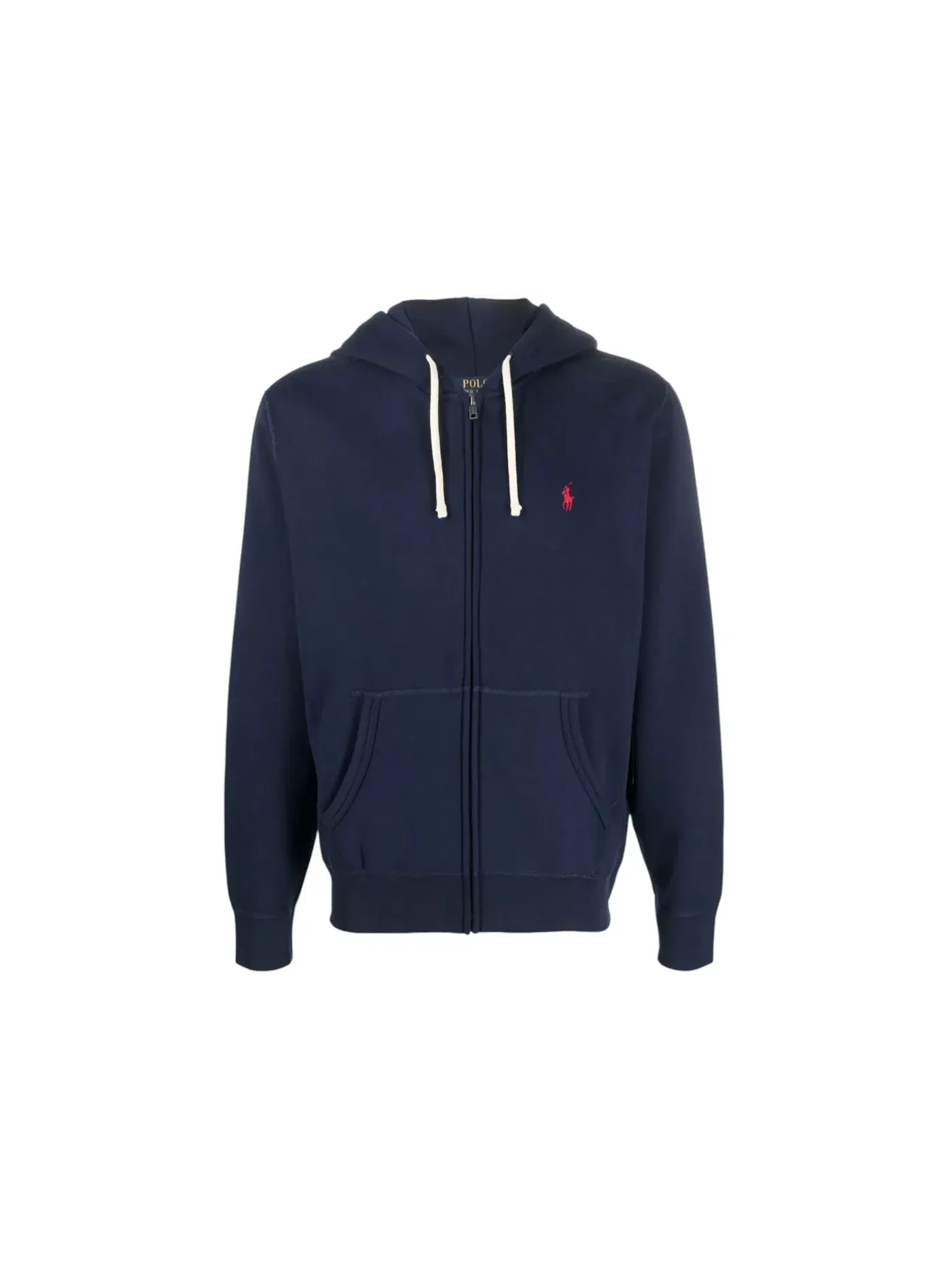 Мужская худи на молнии с флисом Polo Ralph Lauren — изображение 1 из 1, темно-синий