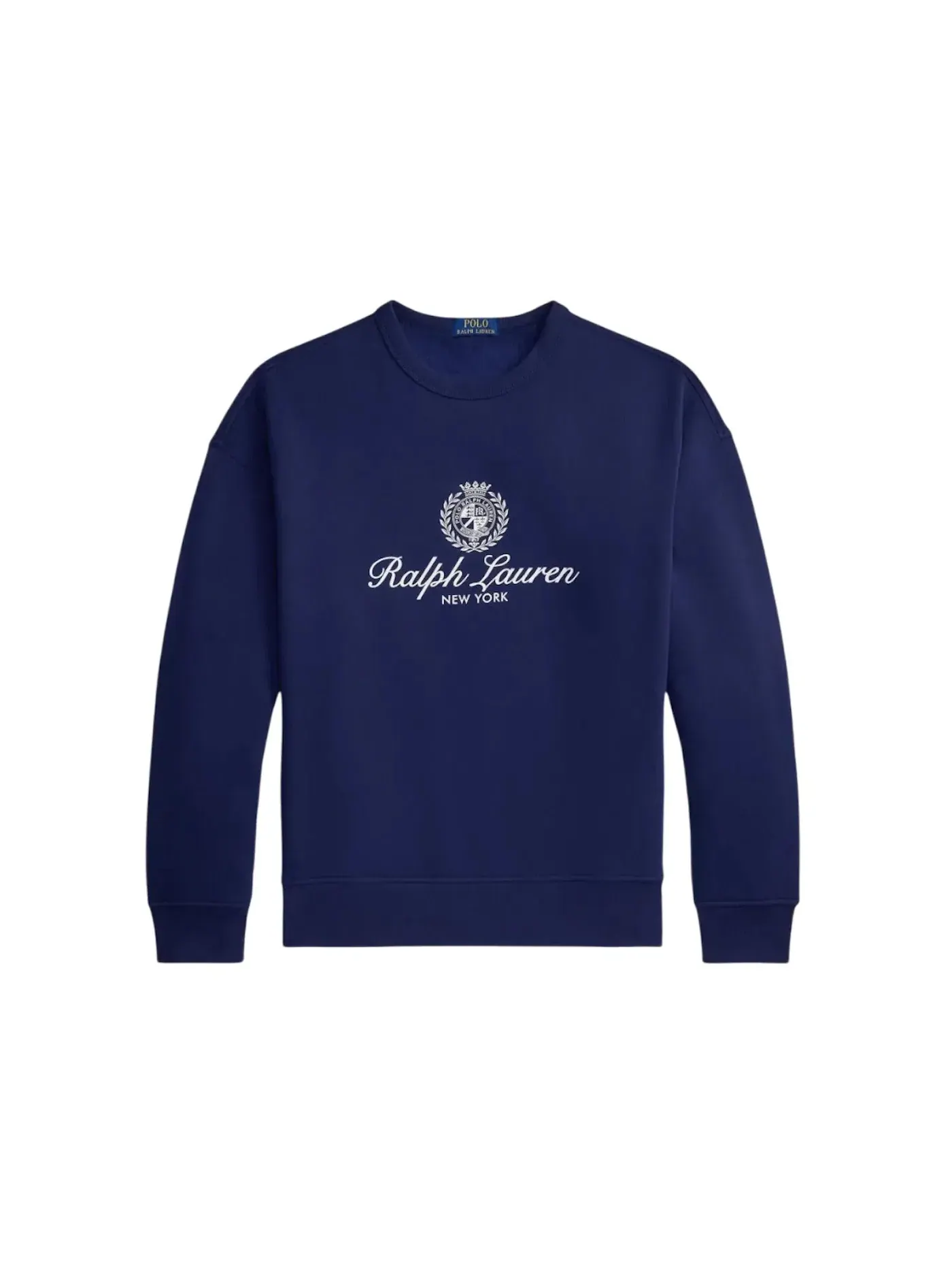 Мужской свитшот с принтом Polo Ralph Lauren — изображение 1 из 1, темно-синий
