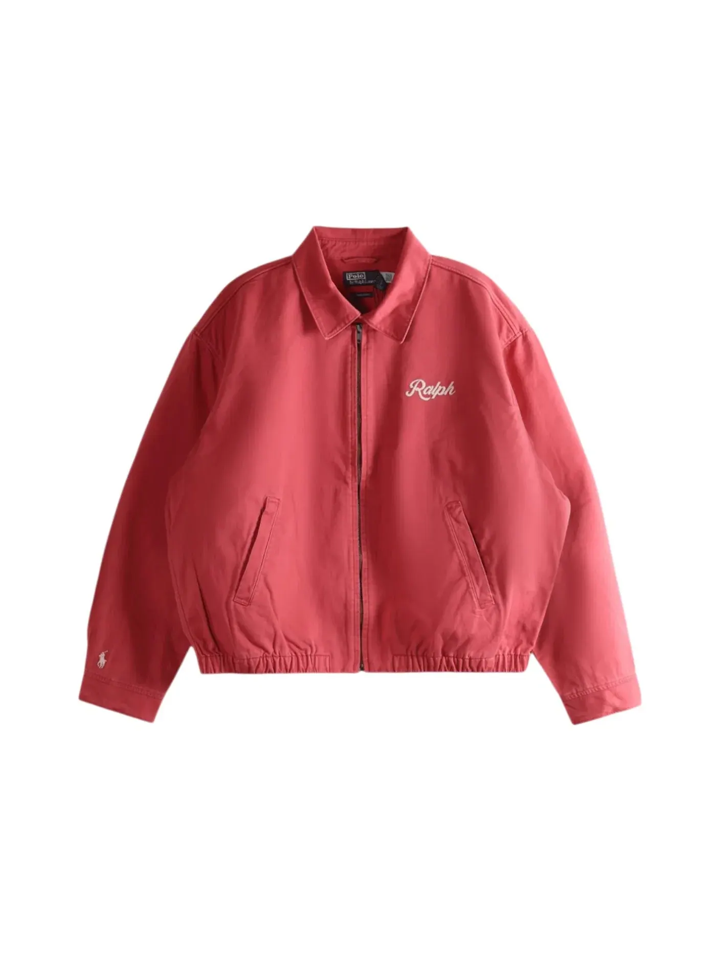 Мужская куртка-ветровка с длинным рукавом Ralph Script Windbreaker Polo Ralph Lauren — изображение 1 из 1, красный