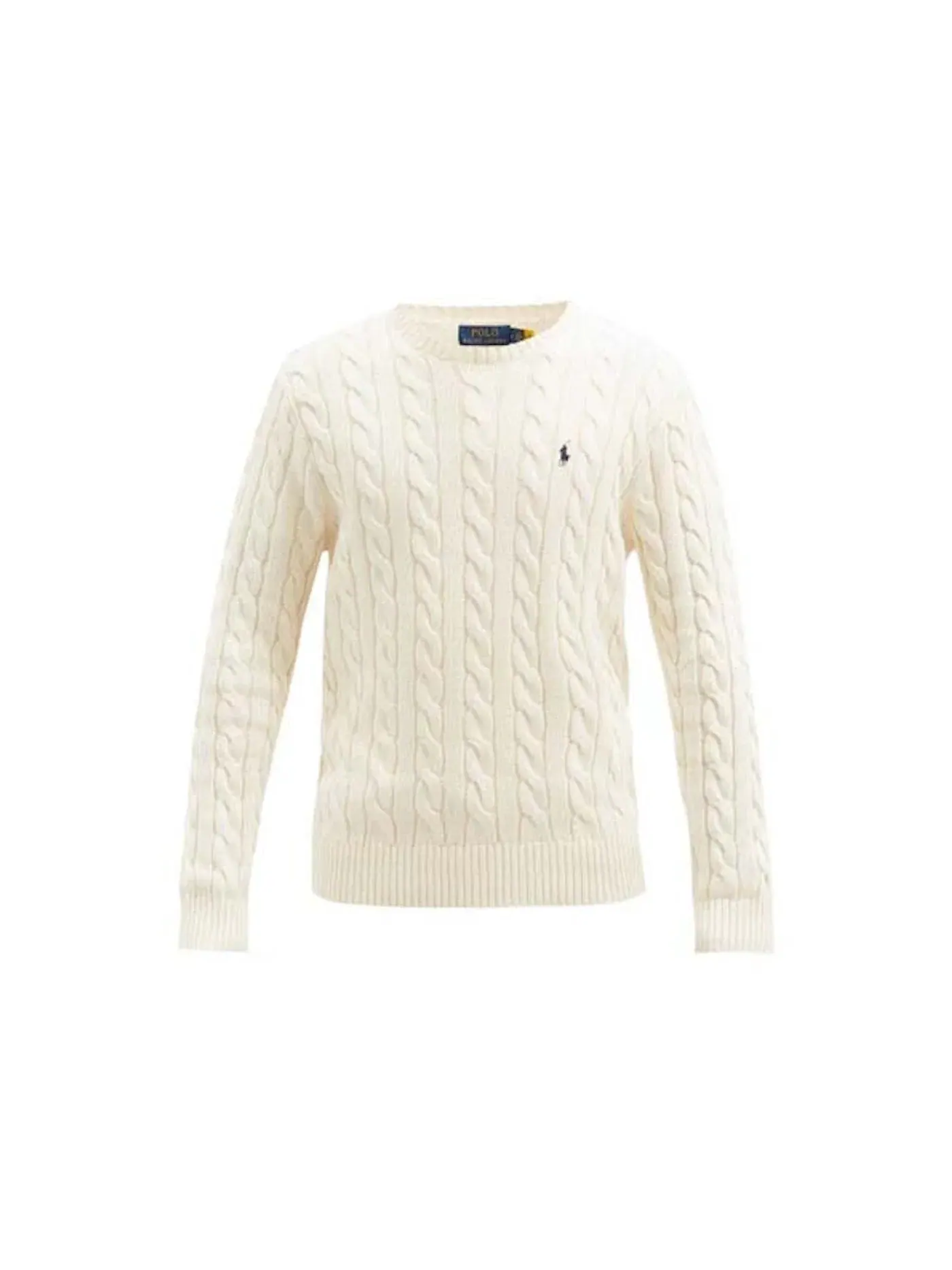 Мужской пуловер с длинным рукавом Pullover Polo Ralph Lauren — изображение 1 из 1, кремовый