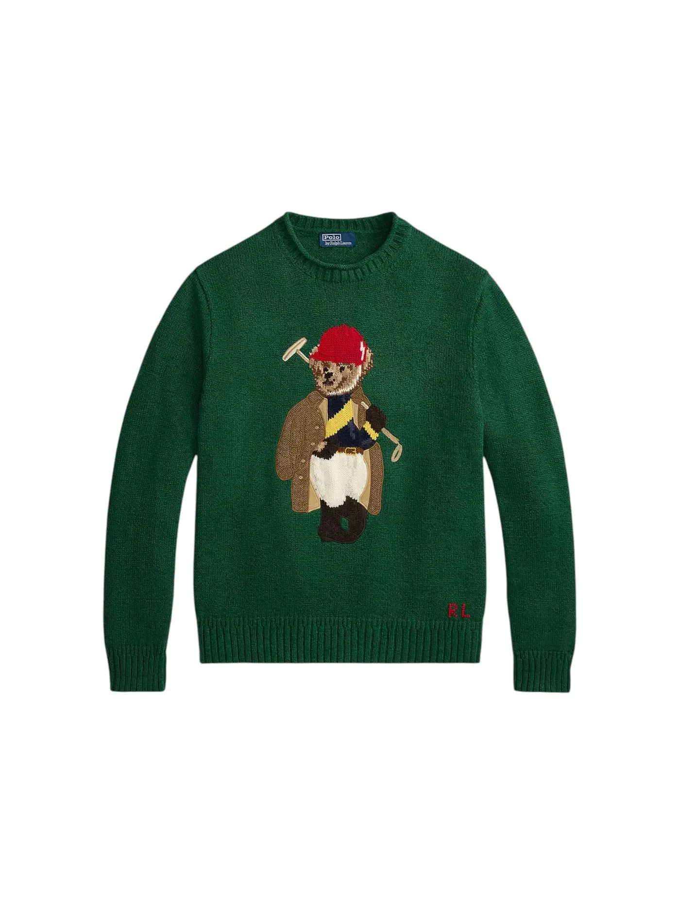 Мужской свитер с принтом Polo Bear Polo Ralph Lauren — изображение 1 из 1, мульти