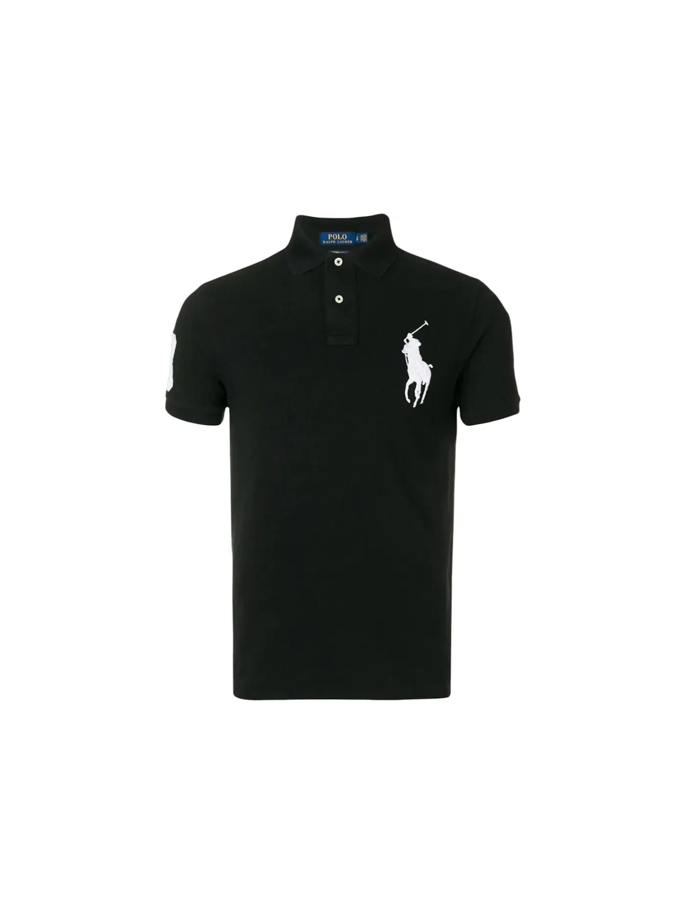 Мужское поло с коротким рукавом Polo Ralph Lauren — изображение 1 из 1, черный