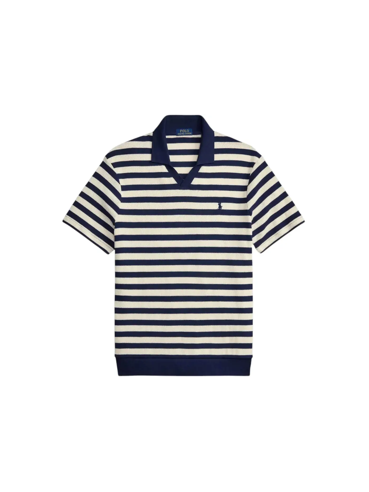 Мужская рубашка-поло с коротким рукавом Club Stripe Polo Ralph Lauren — изображение 1 из 1